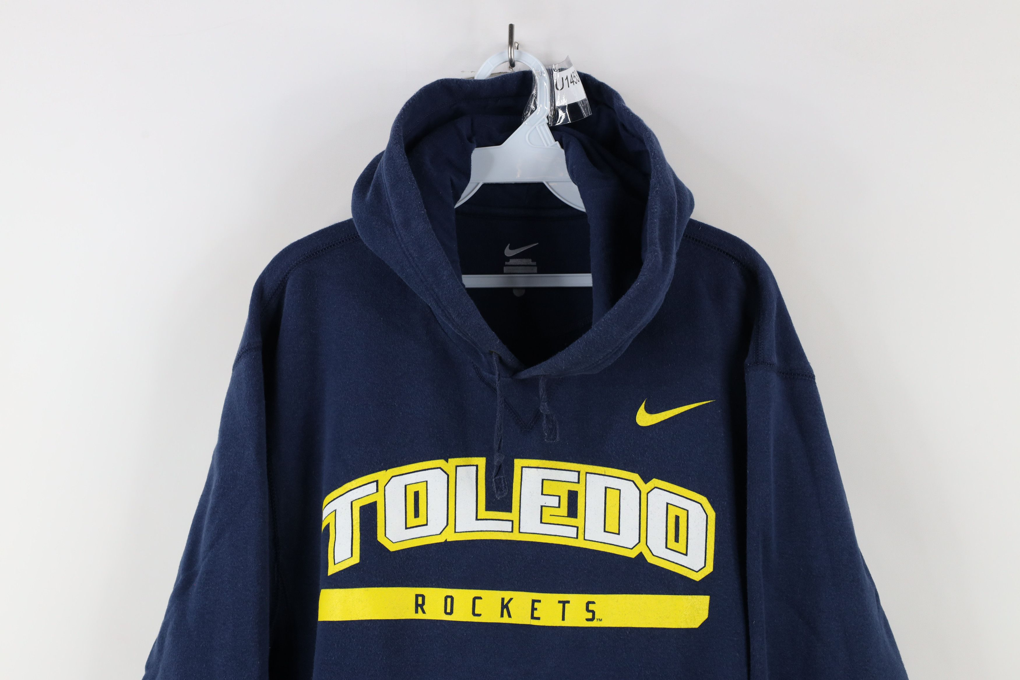 Nike × Vintage Nike Spell University of Toledo Rockets Hoodie Sweatshirt Size US L / EU 52-54 / 3 - 2 Thumbnail