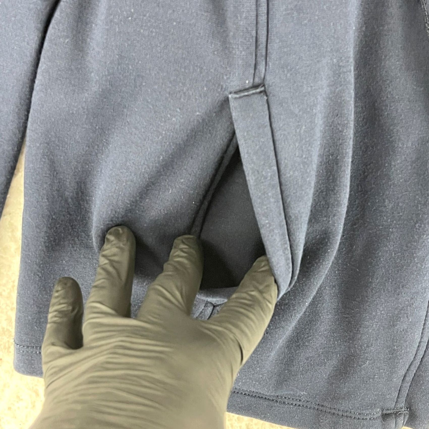 Vintage Christopher & Banks Womens Sweater Petites Zip Up Blue Knit Size PL Long Sleeve - Bag/City/Designer Style, All Seasons, Pocket Size L / US 10 / IT 46 - 6 Thumbnail