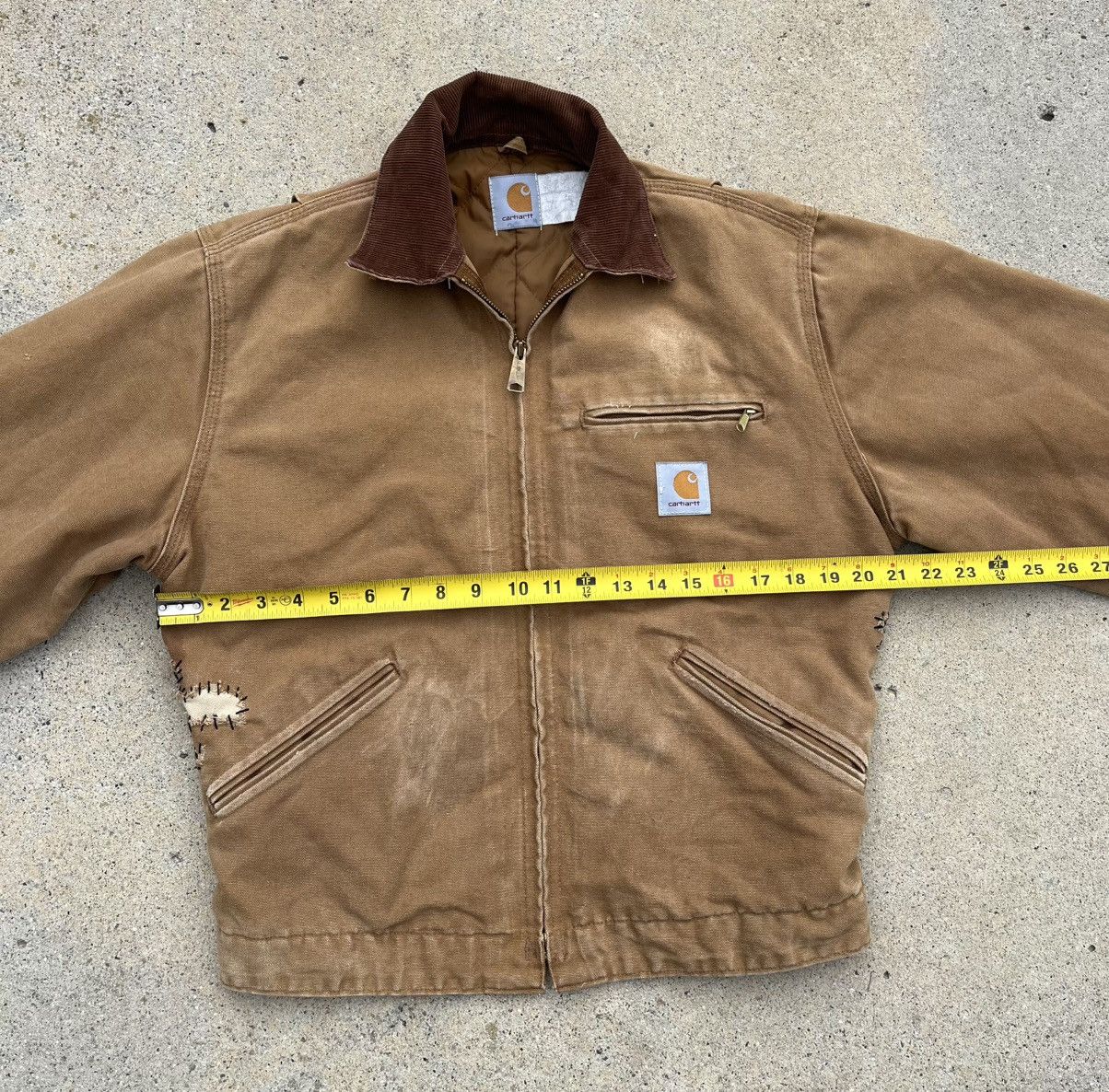 Carhartt Vintage Carhartt Detroit Jacket Quilt Lined Union Made USA Size US S / EU 44-46 / 1 - 10 Thumbnail