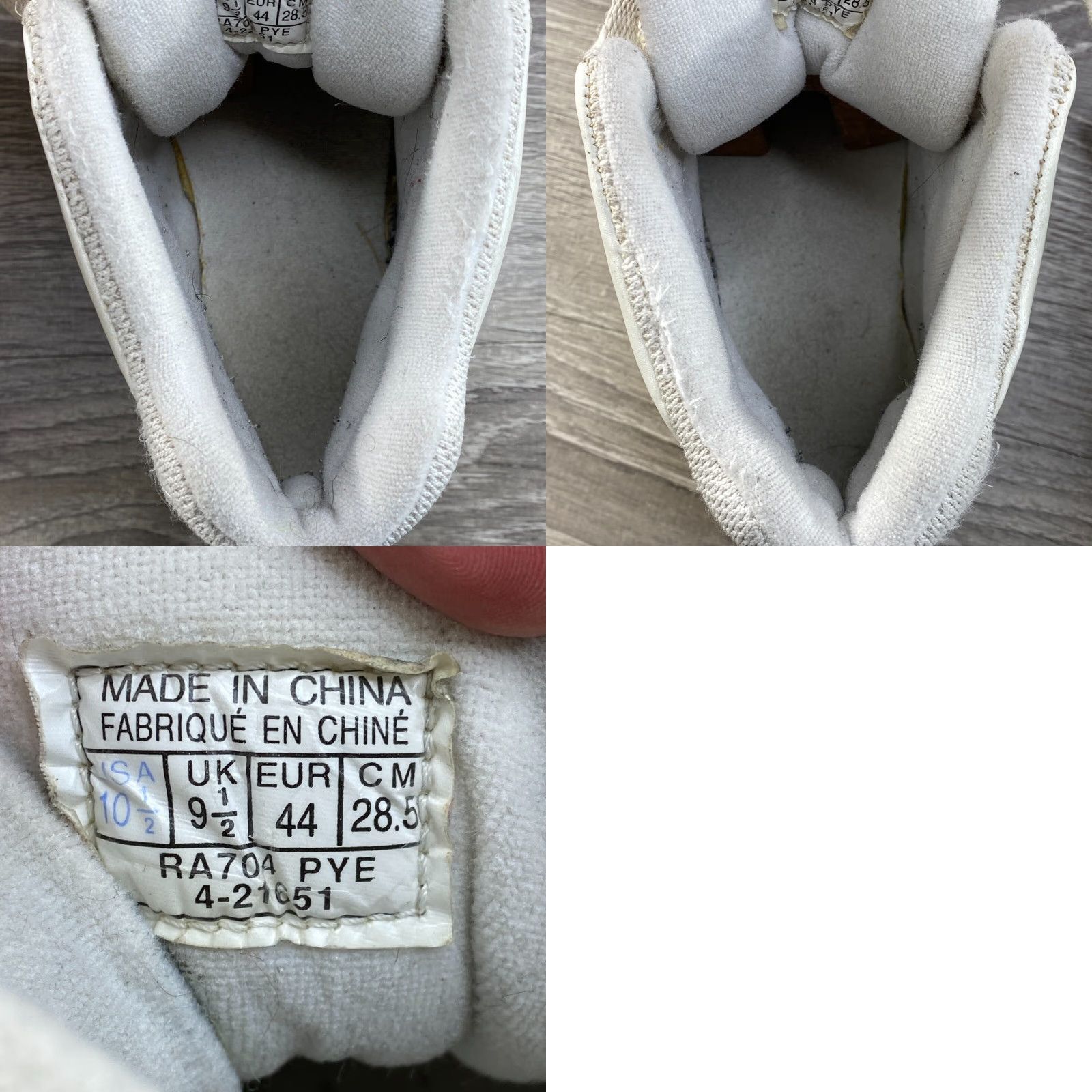 Reebok VINTAGE Reebok White Leather Shoes Mens 10.5 High Top Basketball BB4600 VTG - Nike? Size US M / EU 48-50 / 2 - 8 Thumbnail
