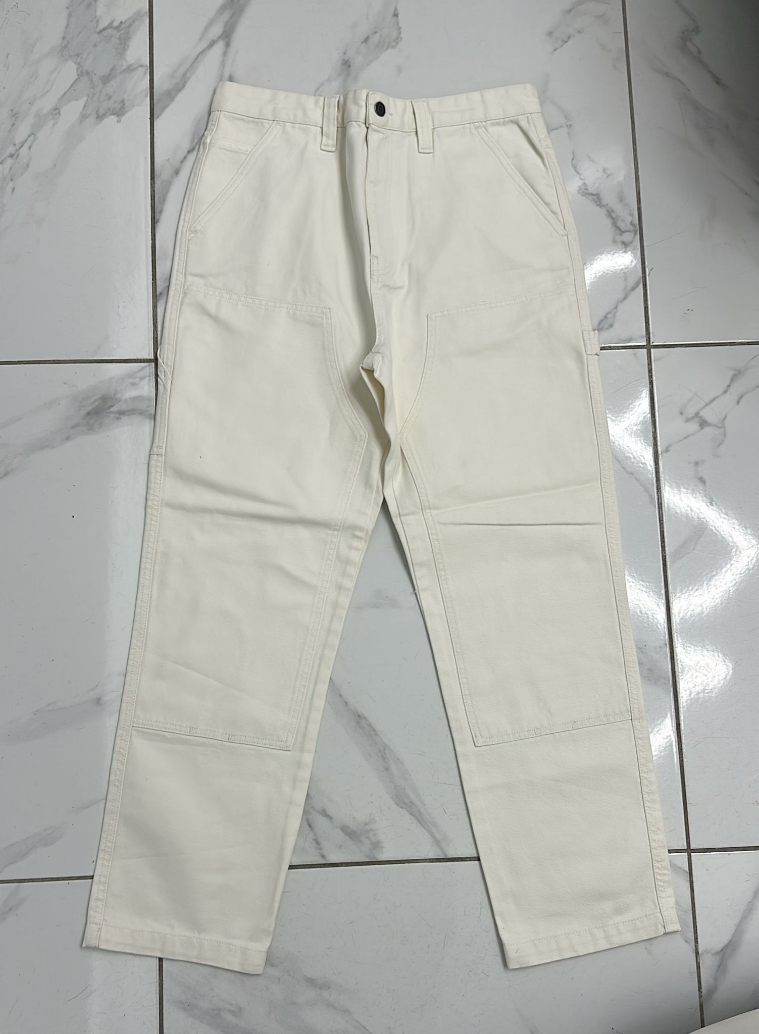 Stussy Stussy Double Knee Work Pant in Bone Size 31 Size US 31 - 1 Thumbnail