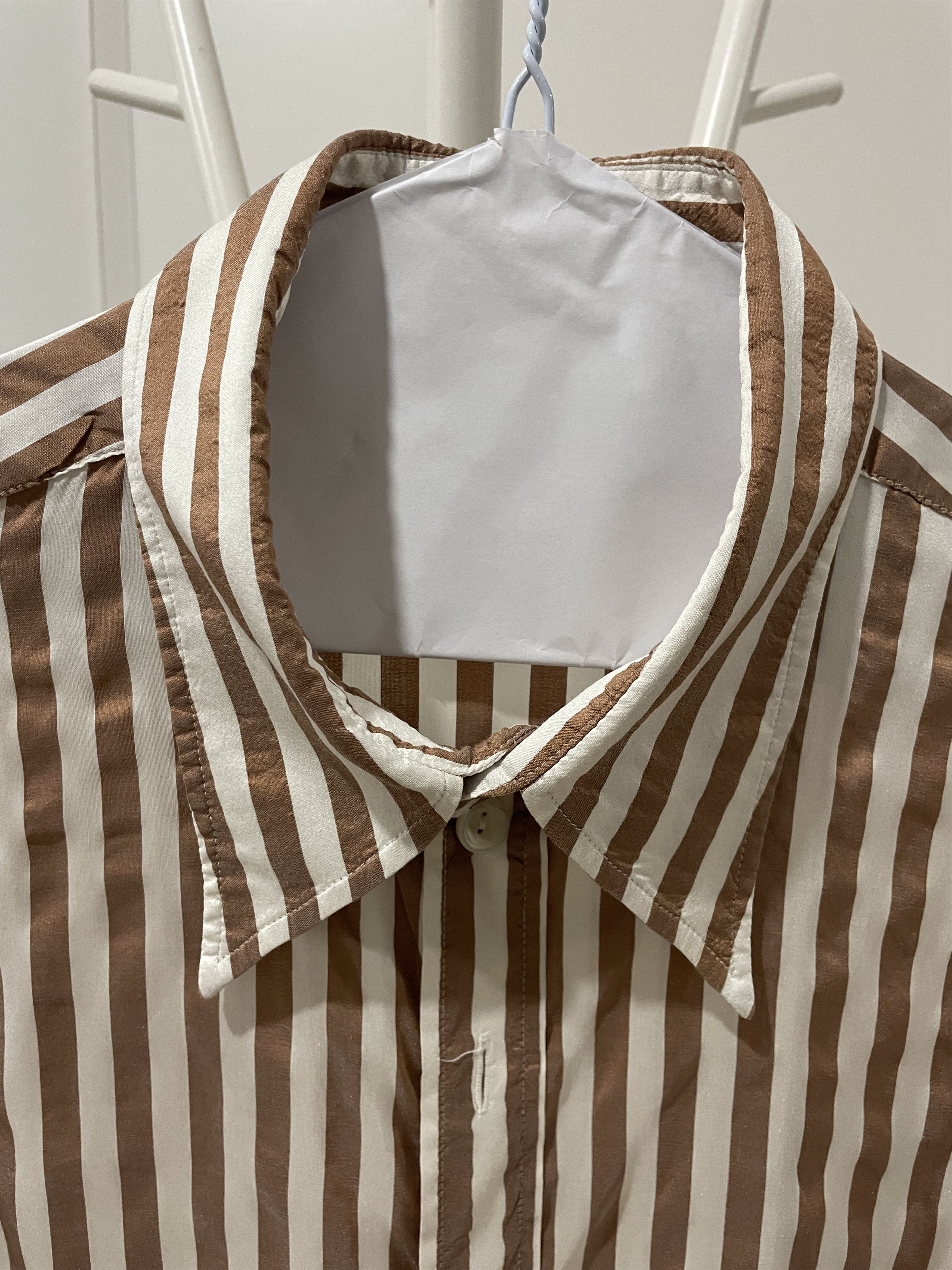 Second/Layer Silk Striped Shirt Size US M / EU 48-50 / 2 - 6 Thumbnail