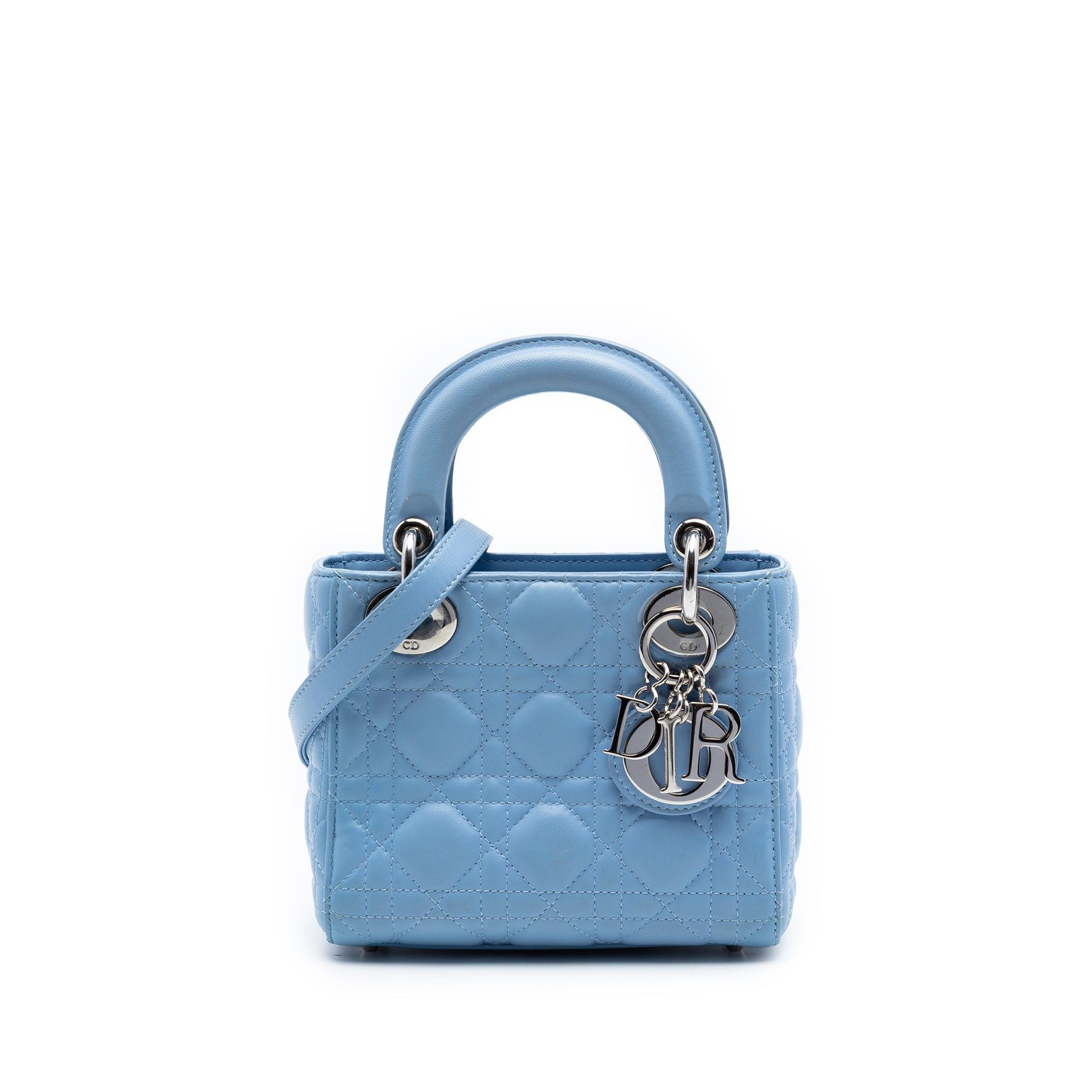 Dior Mini Lambskin Cannage Lady Dior Size ONE SIZE - 1 Thumbnail
