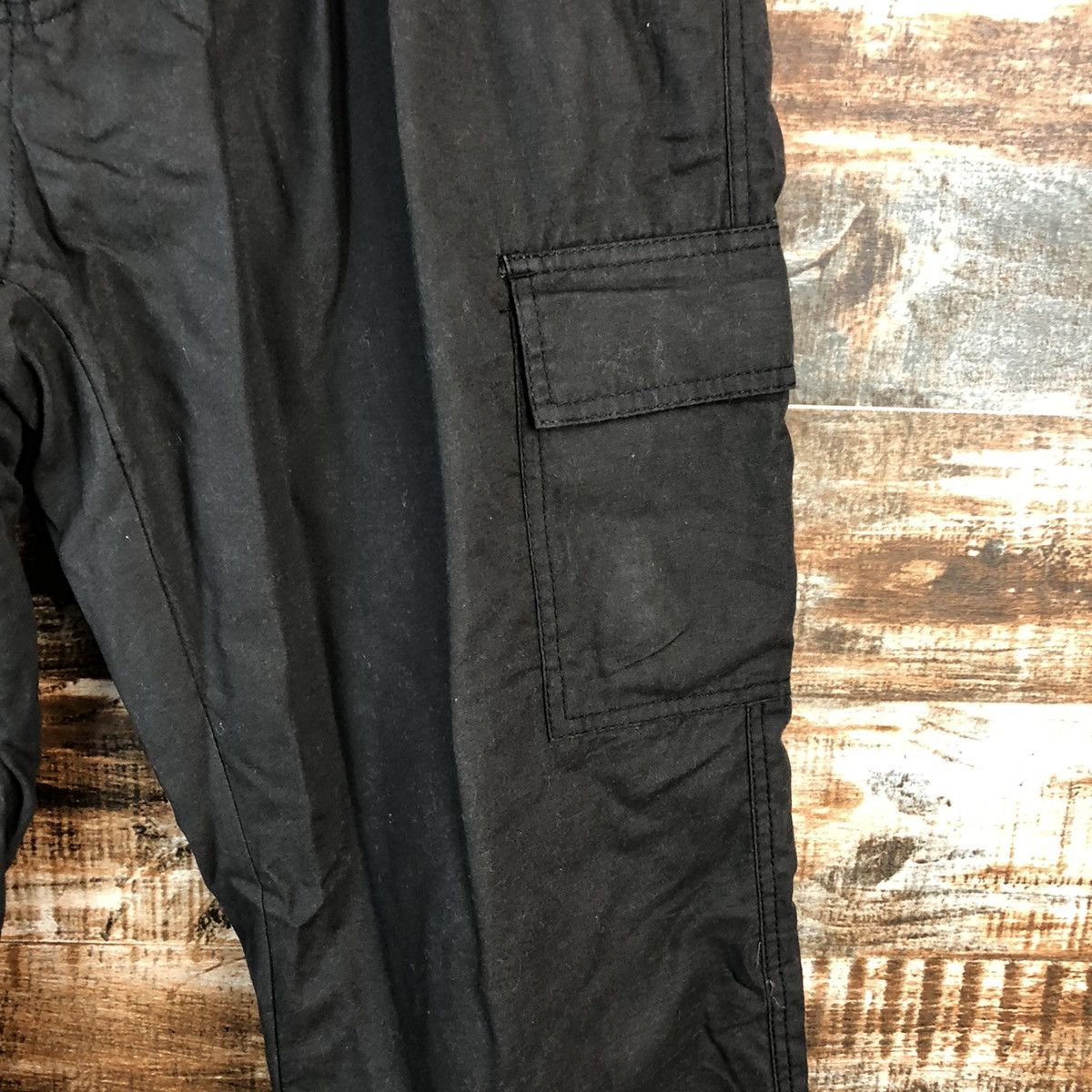 Japanese Brand Japanese Brand Black Cargo Multipocket Pants #A2529 Size US 31 - 10 Thumbnail