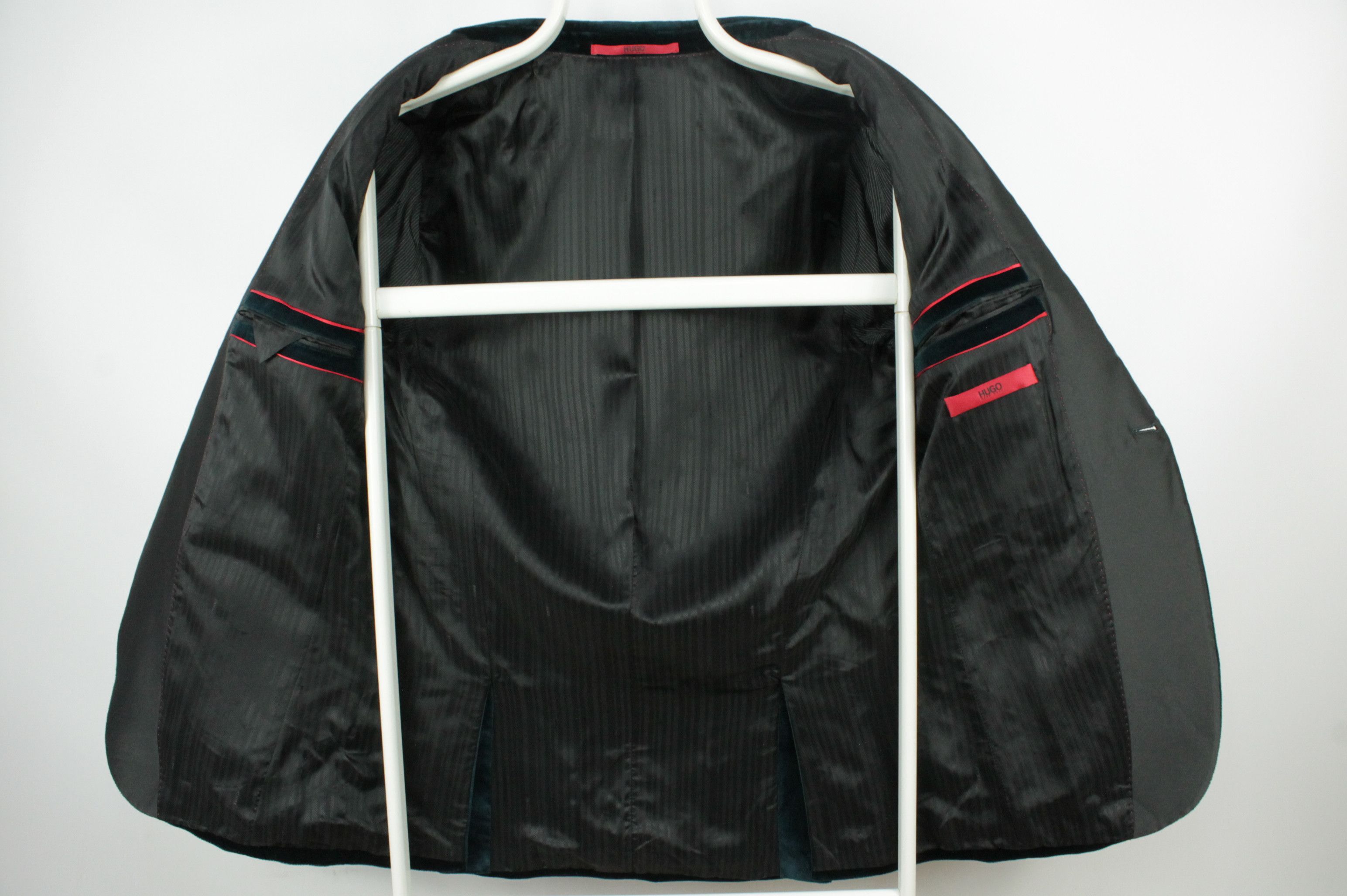 Hugo Boss Hugo Boss Green Velvet Slim Fit Tuxedo Blazer Jacket Size US S / EU 44-46 / 1 - 7 Thumbnail