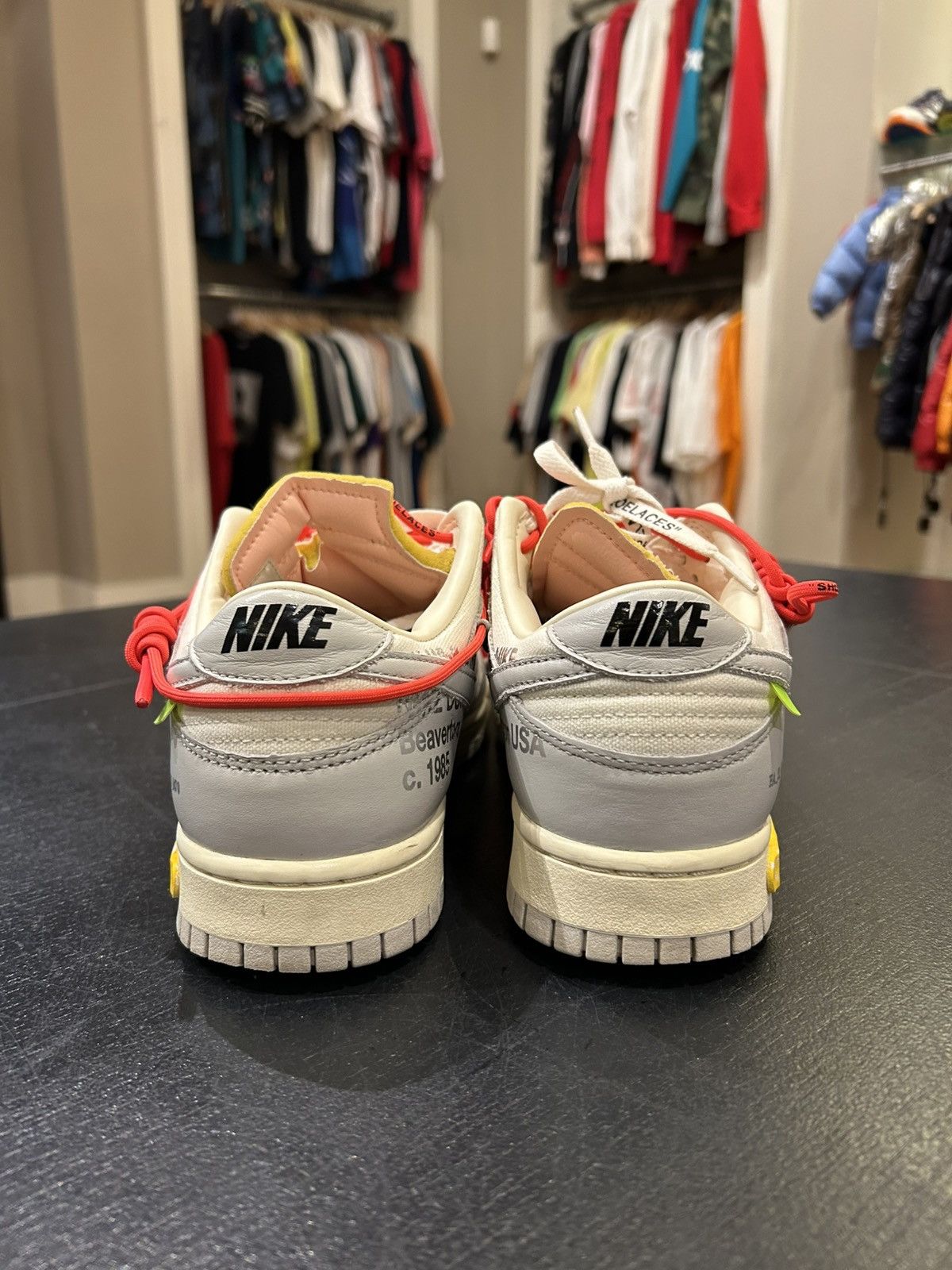 Nike × Off-White Nike Dunk Low Off-White Lot 6 Size US 9 / EU 42 - 6 Thumbnail