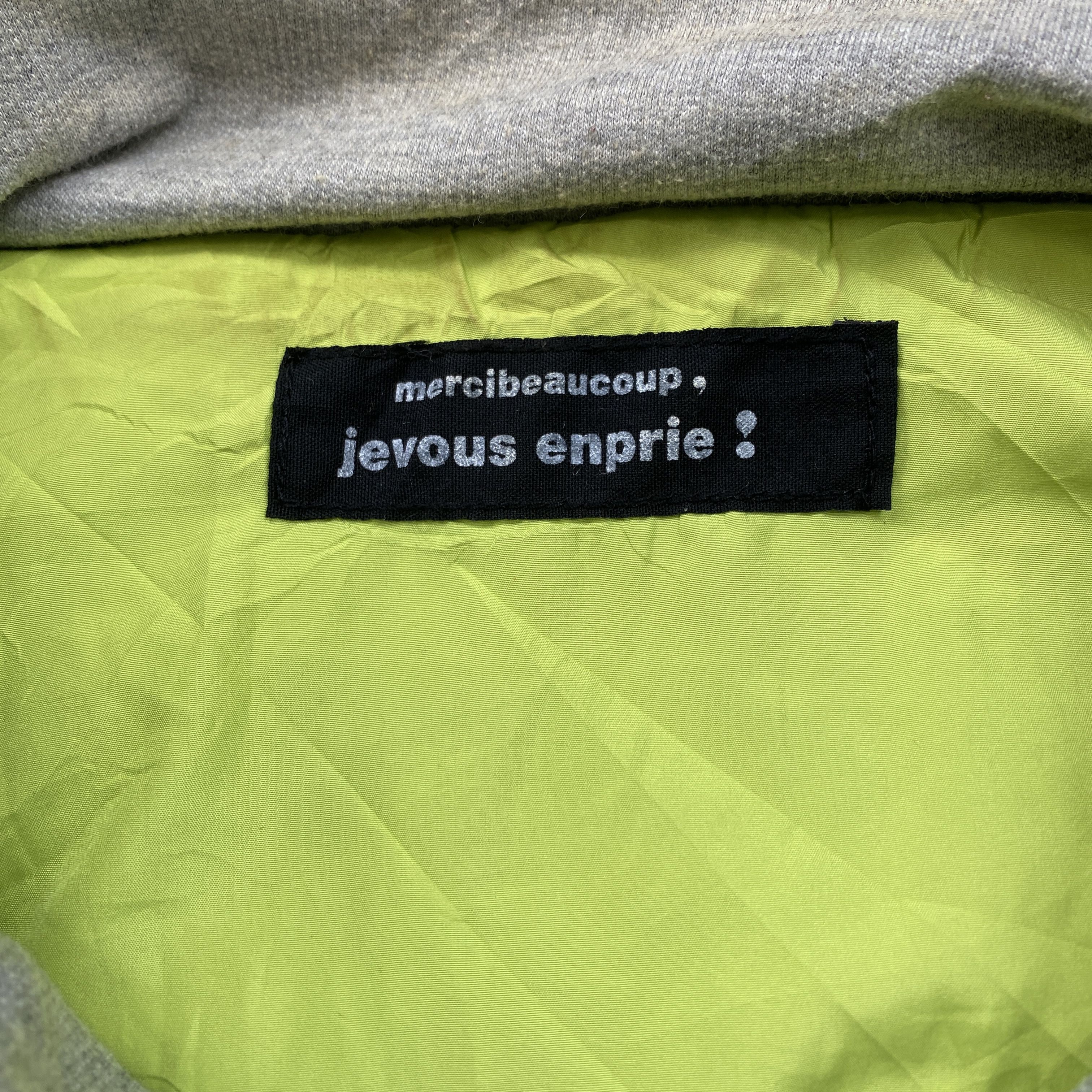 Issey Miyake Mercibeaucoup by Issey Miyake Denim Puffer Jacket Size L / US 10 / IT 46 - 3 Thumbnail