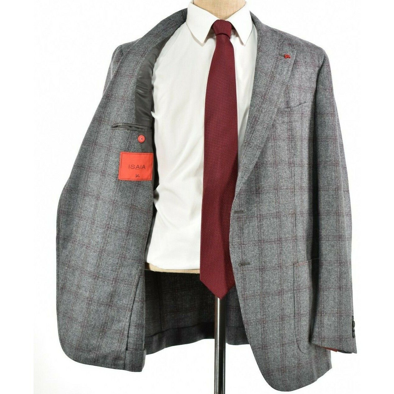Isaia isaia Suit Size US 46 Regular in Gray Size 46R - 7 Thumbnail