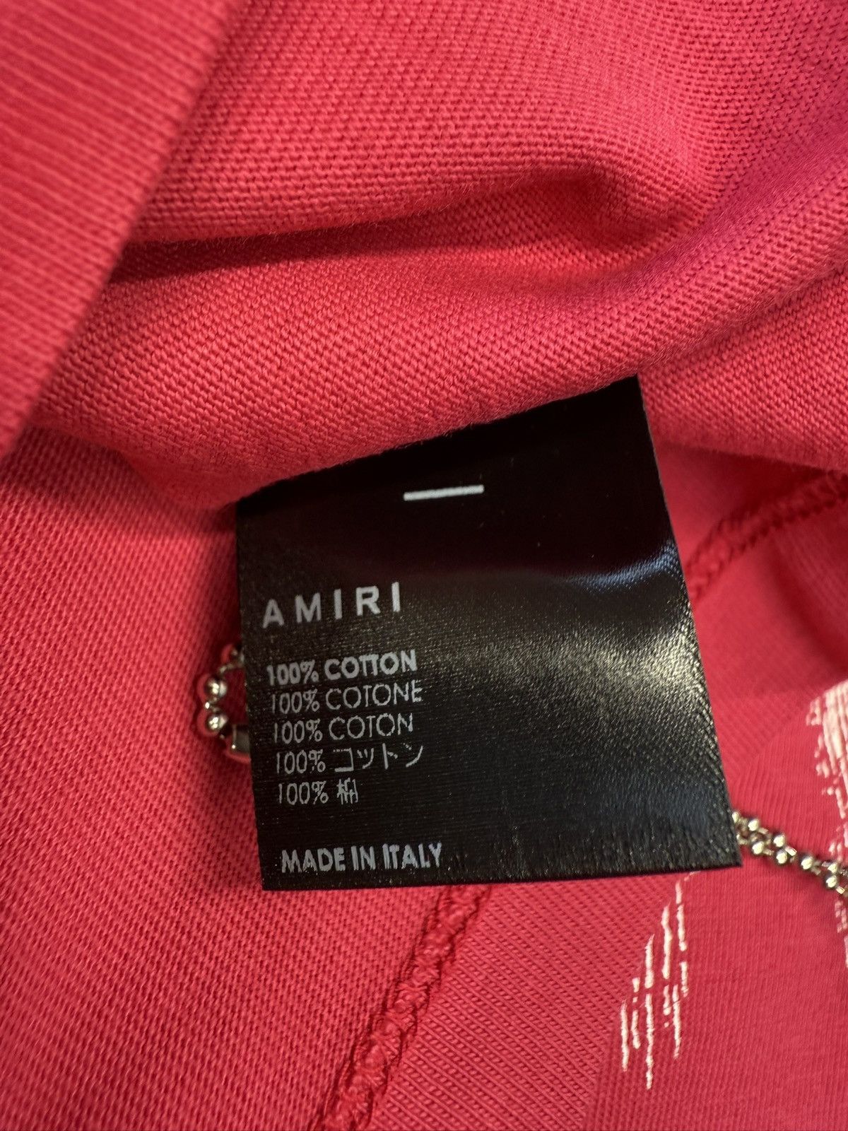 Amiri Amiri Sun Cropped Tee Fuchsia. size M. bnwt. rrp £390 Size M / US 6-8 / IT 42-44 - 6 Thumbnail