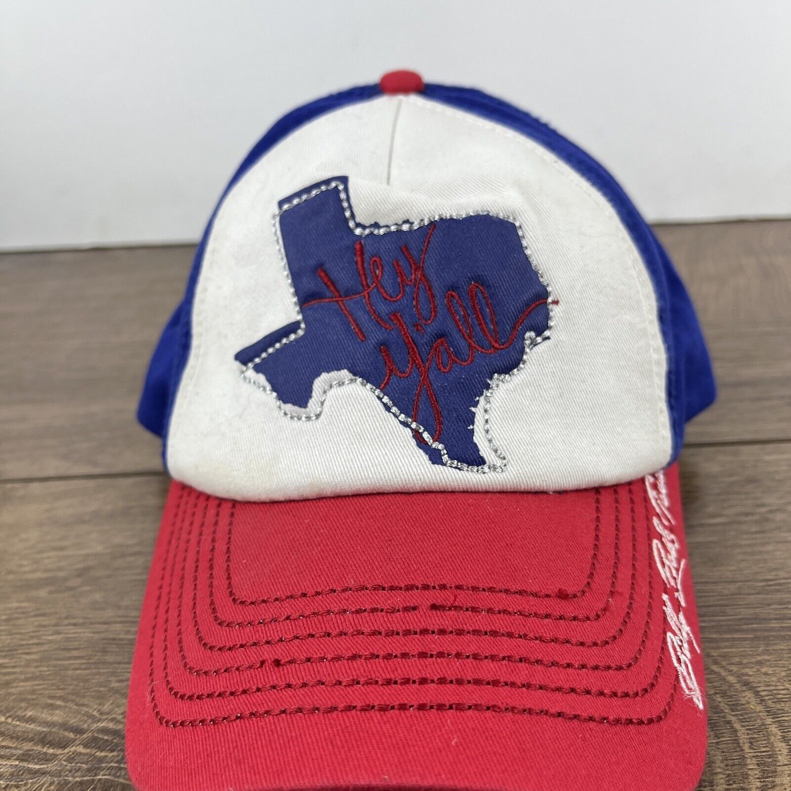 Other Billy Bobs Texas Hat Hey Y’all Hat White Hat Adjustable Adul Size ONE SIZE - 5 Thumbnail