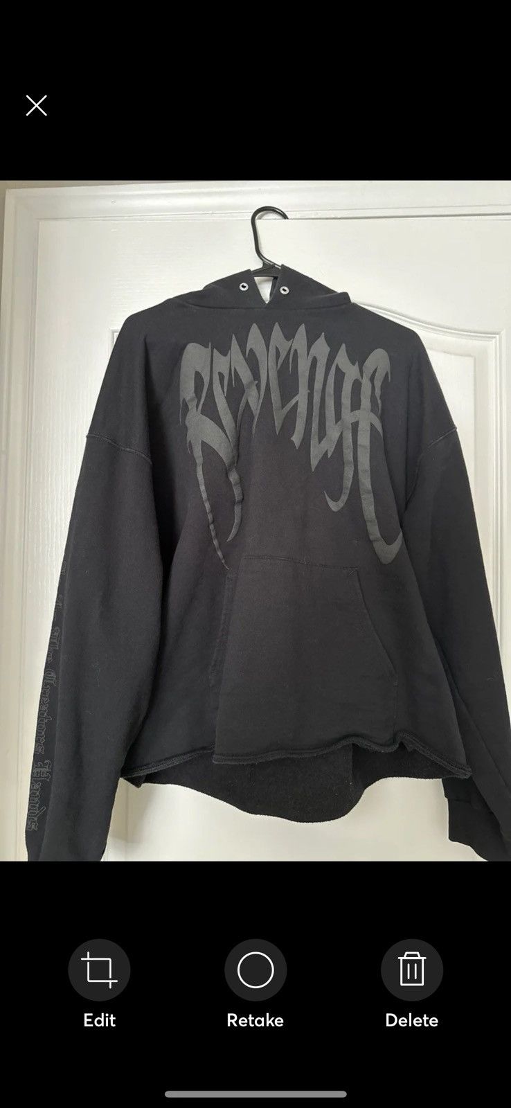 Image of Revenge Arch Hoodie in Black, Men's (Size XL)