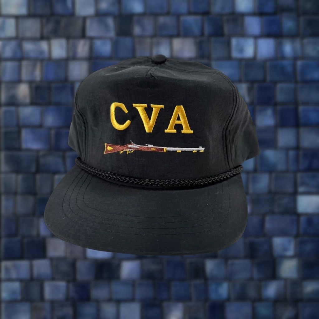 Vintage VINTAGE Connecticut Valley Arms CVA Trucker Hat Cap Snapback Embroidered Rope Yupoong Men Adjustable Black Hat 80s Retro Classic USA Farming Logo Size ONE SIZE - 1 Thumbnail
