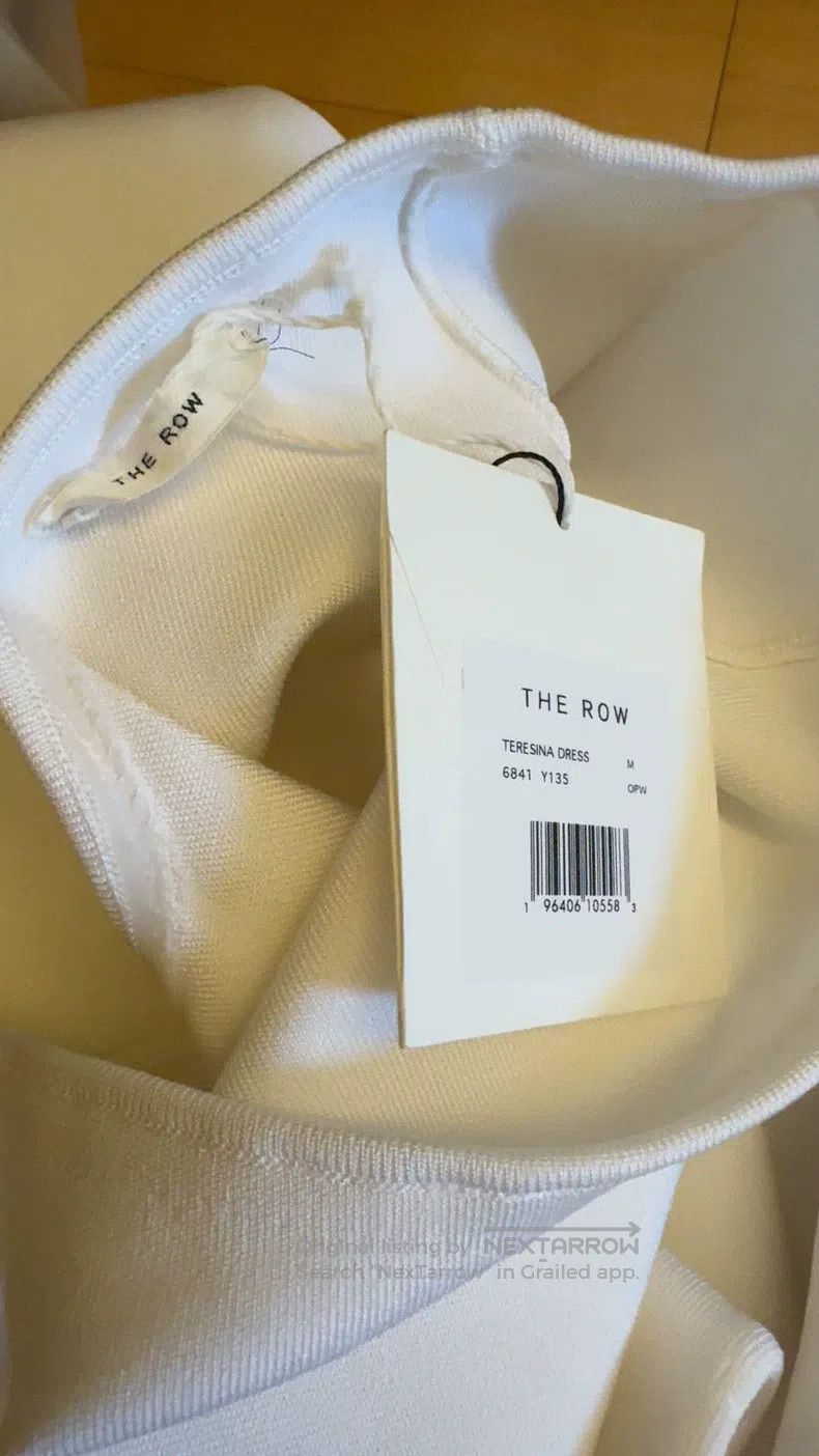 The Row The row Midi Little White Dress Size M / US 6-8 / IT 42-44 - 3 Thumbnail