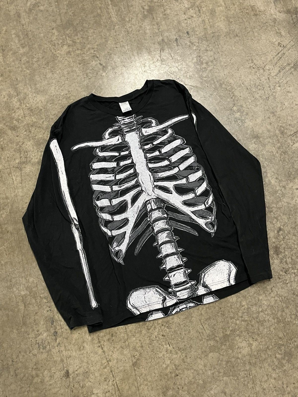 Vintage Y2k grunge opium skeleton longsleeve rare hype skater emo Size US XL / EU 56 / 4 - 3 Thumbnail