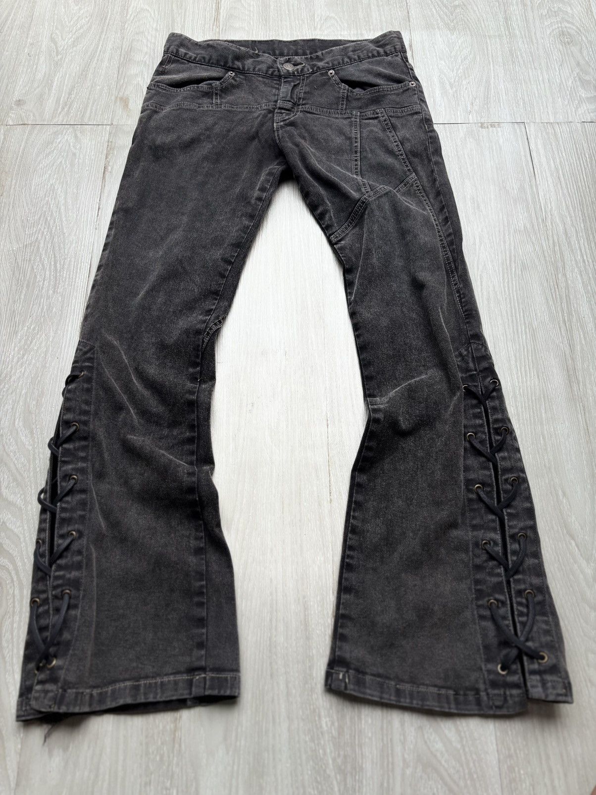 TORNADO MART python black pants 【希少】 tornado mart Python lace