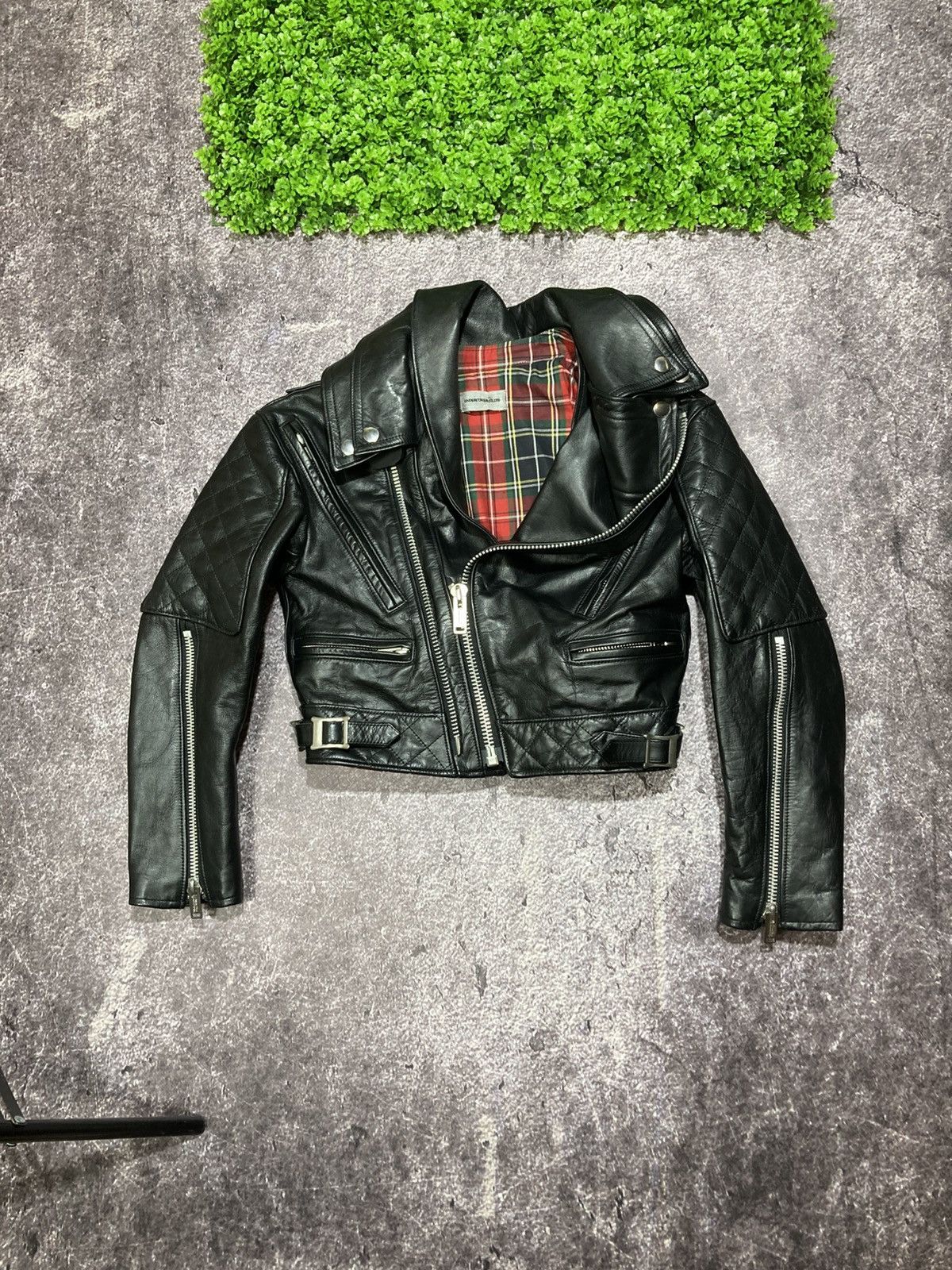 Undercover Undercover Leather Biker Jacket Style Punk Vivienne Westwood Size S / US 4 / IT 40 - 1 Thumbnail