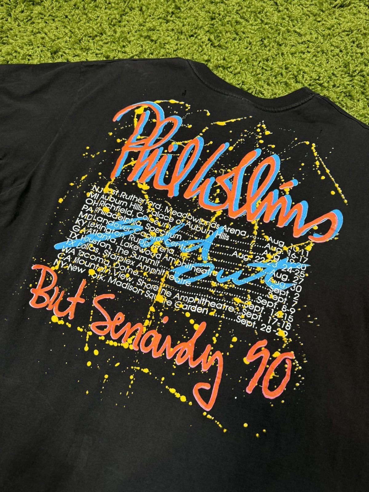 Band Tees × Vintage 1990 Phil Collins But Seriously Tour Tee Size US L / EU 52-54 / 3 - 4 Thumbnail