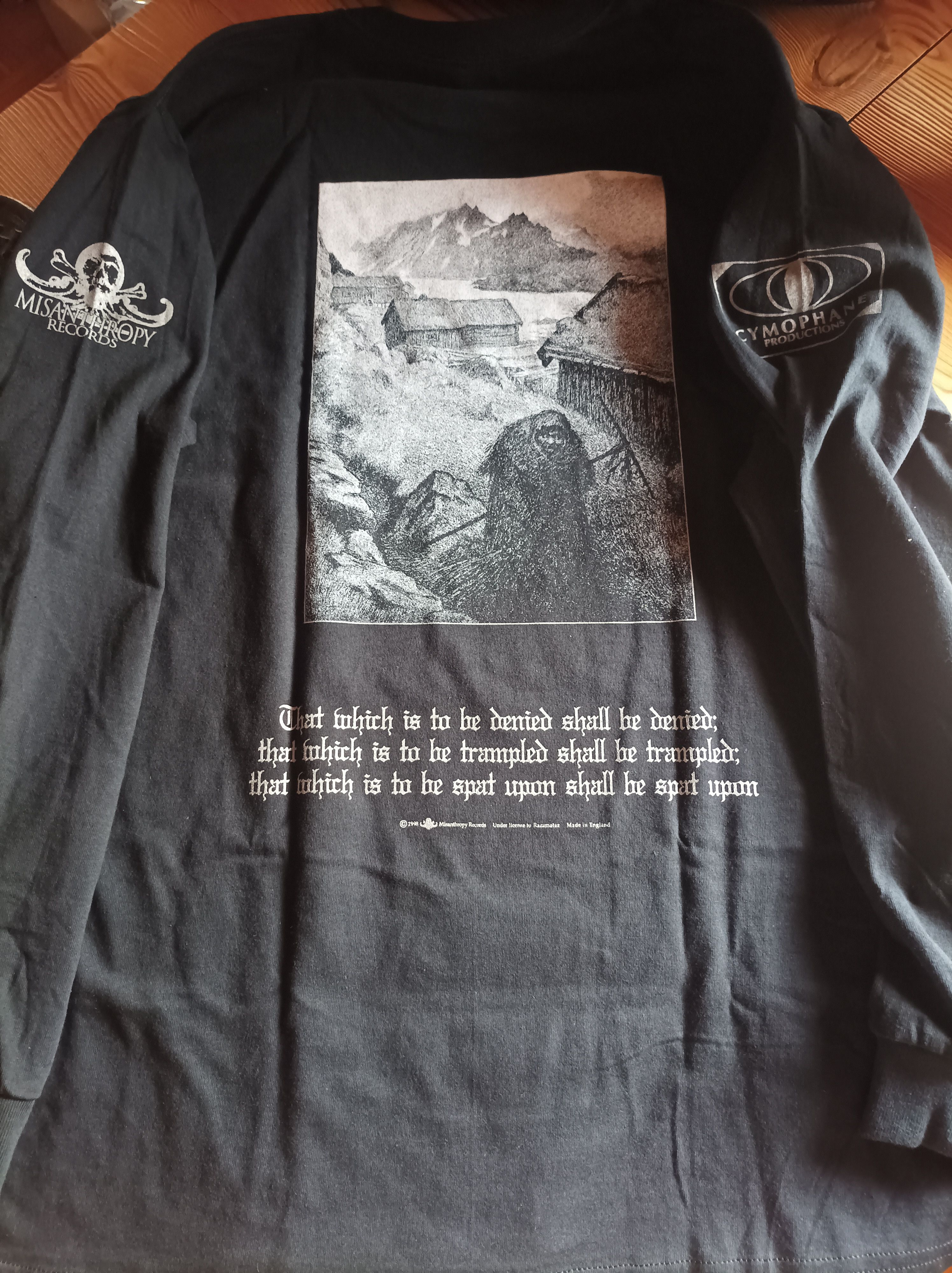 Band Tees × Vintage Hvis liset Tar Oss.Burzum boot Ls.Large Size US L / EU 52-54 / 3 - 6 Thumbnail