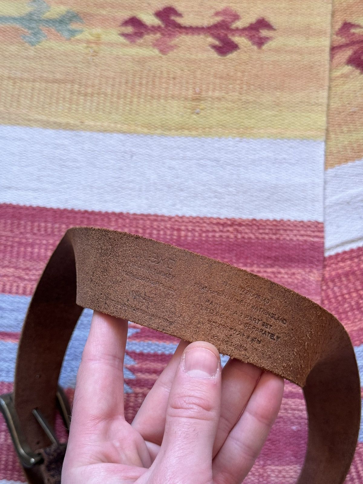 NEXT Vintage 00’s Next y2k Brown Genuine Leather Belt Size ONE SIZE - 5 Thumbnail