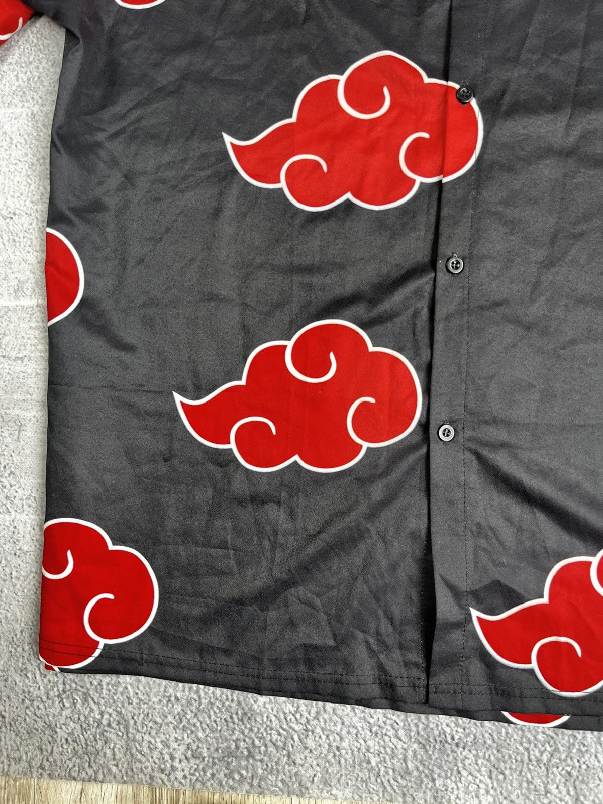Anime Anime NARUT0 Akatsuki Summer T-shirts Short Sleeve Shirt Size US XL / EU 56 / 4 - 3 Thumbnail