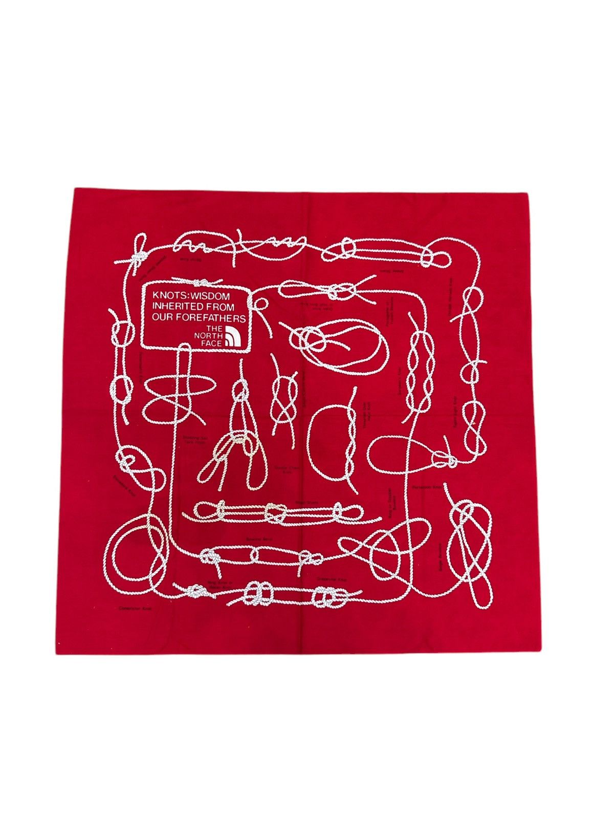 The North Face THE NORTH FACE KNOTS PRINTED HANDKERCHIEF SCARF Size ONE SIZE - 1 Thumbnail