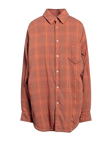 image of Maison Margiela O1W1Db10324 Shirts In Rust, Men's (Size XL)