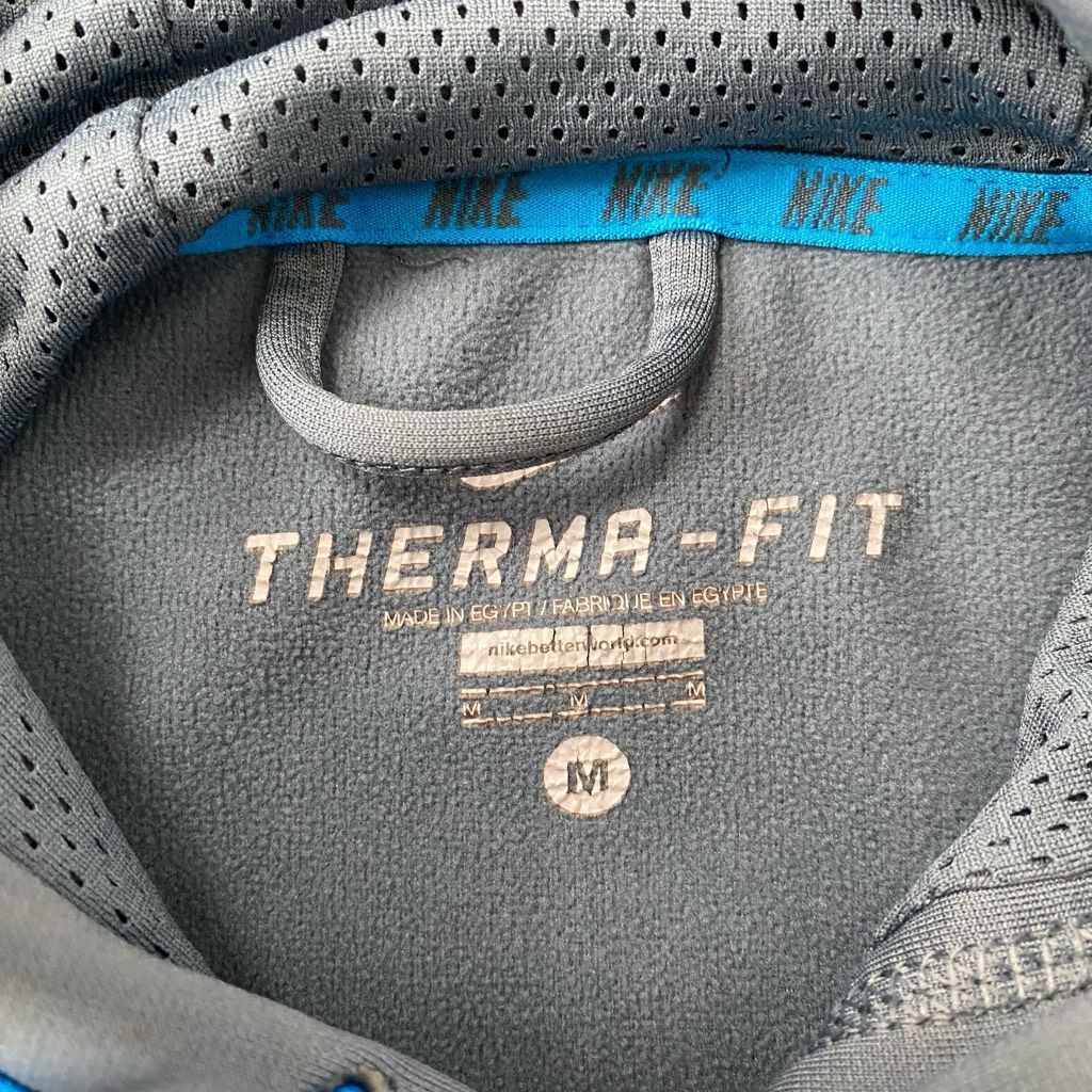 Nike Nike men M therma fit pullover hoodie w/front pocket grey & Size US M / EU 48-50 / 2 - 6 Thumbnail