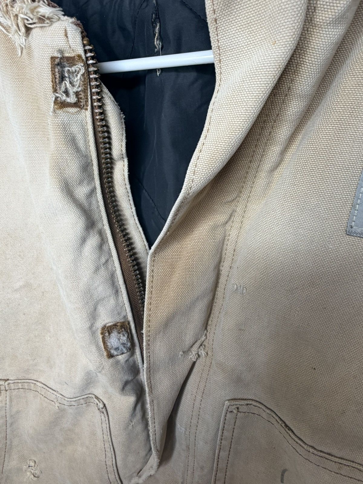 Carhartt Vintage Carhartt Men's Jacket Cream Duck Arctic Size Large Size US L / EU 52-54 / 3 - 9 Thumbnail
