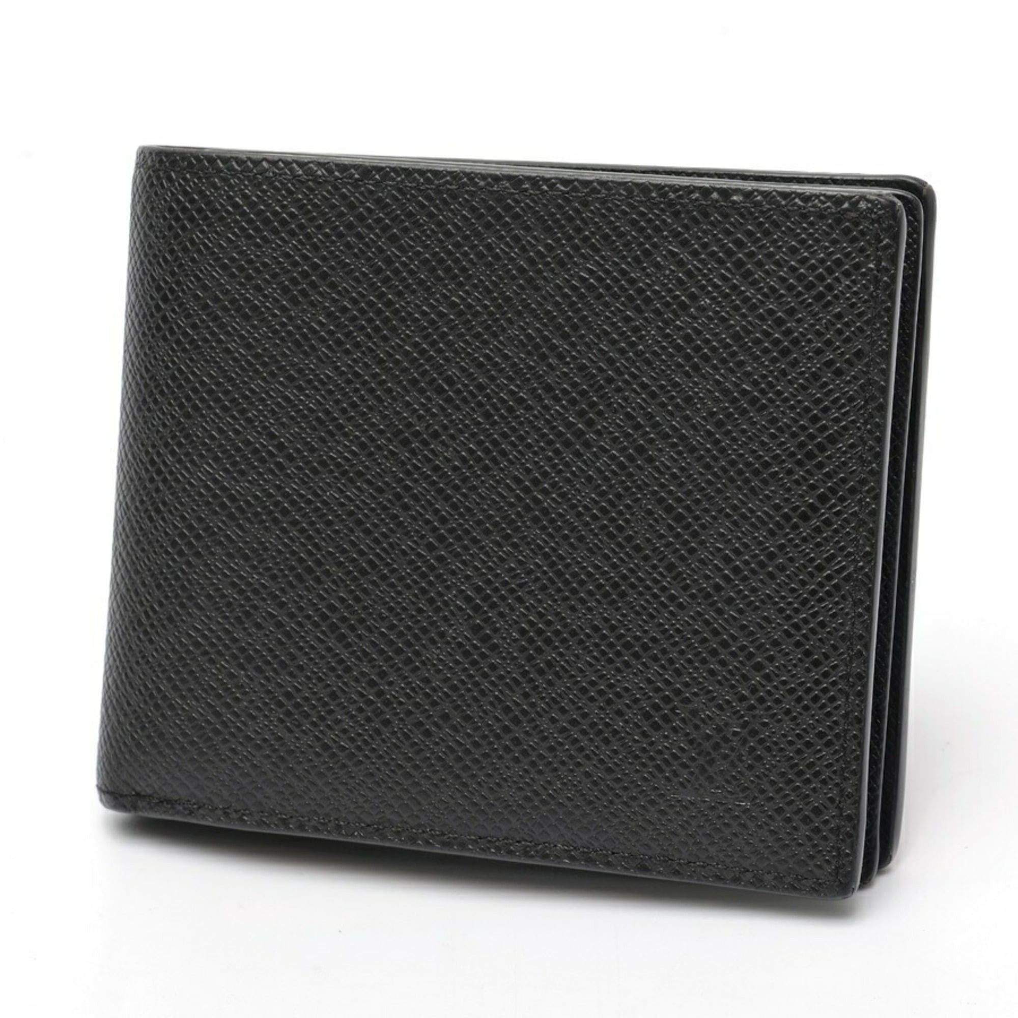 Louis Vuitton Louis Vuitton Portefeuille Amerigo NM M62045 Taiga Leather Black Size ONE SIZE - 1 Thumbnail