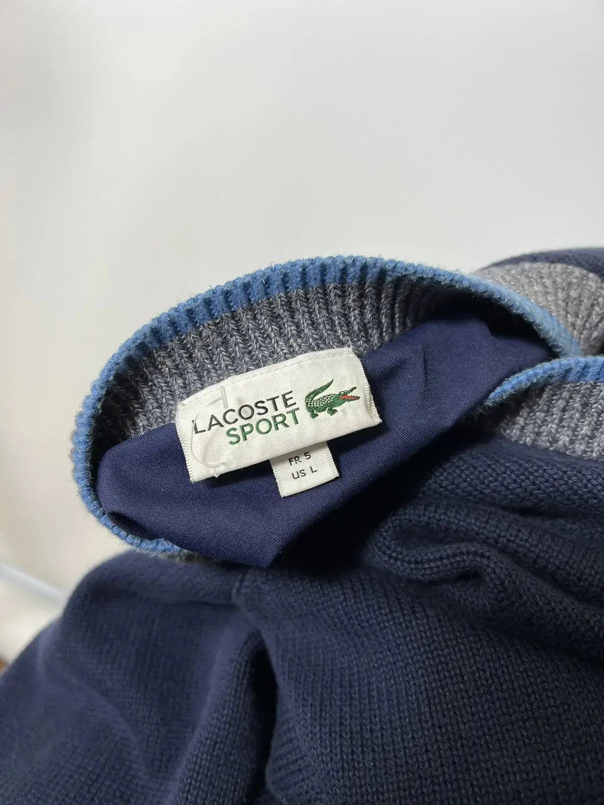 Designer × Lacoste × Vintage Lacoste Sport knit sweater Size US L / EU 52-54 / 3 - 3 Thumbnail
