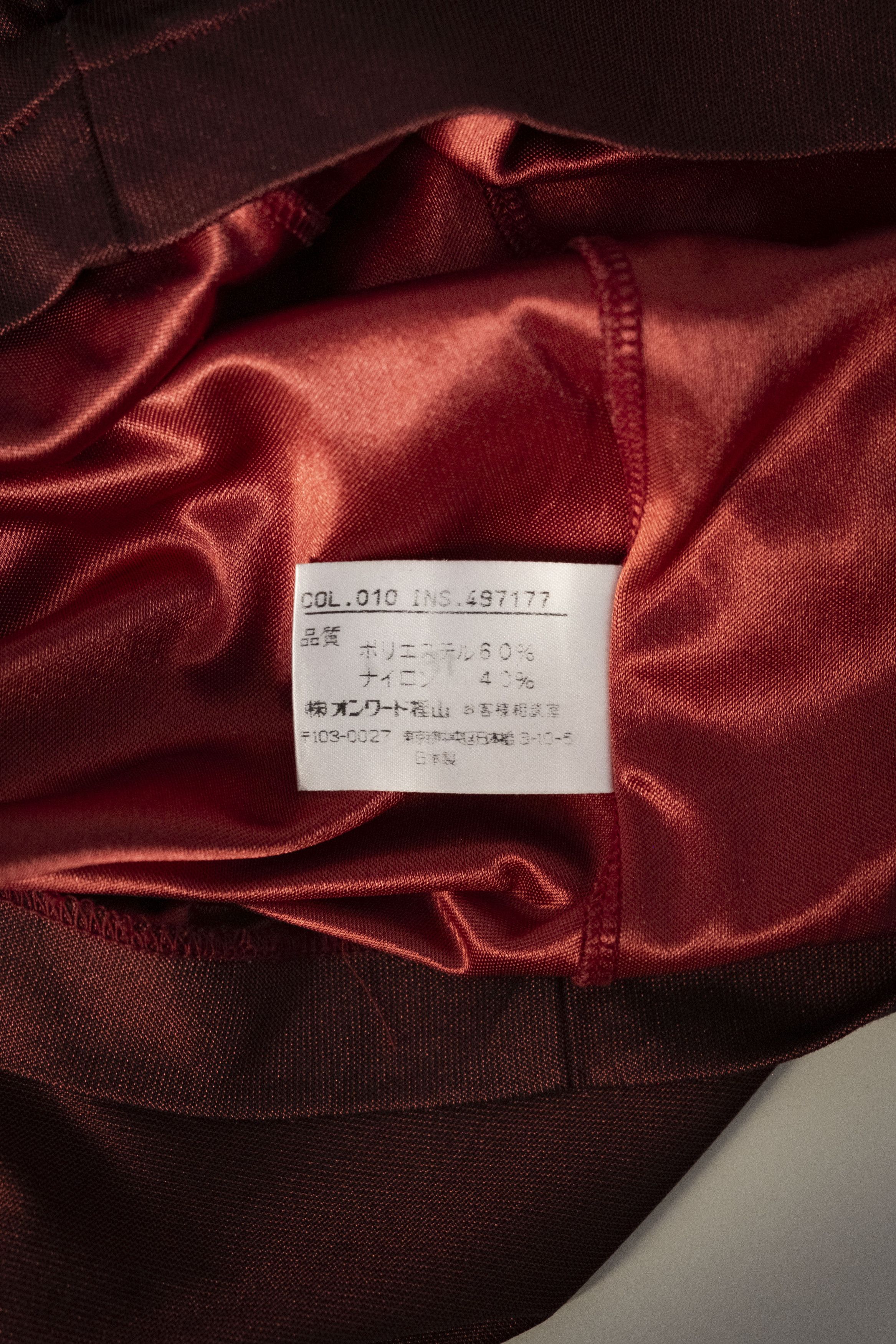 Jean Paul Gaultier Jean-Paul Gaultier Objet red longsleeve Size US M / EU 48-50 / 2 - 6 Thumbnail