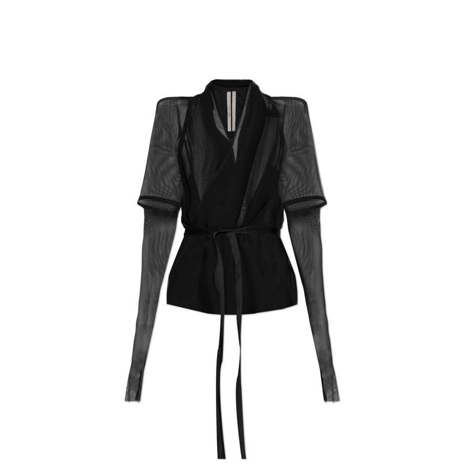 Rick Owens RICK OWENS Black Transparent Blazer Jacket New & Authentic ( Size M / US 6-8 / IT 42-44 - 1 Preview