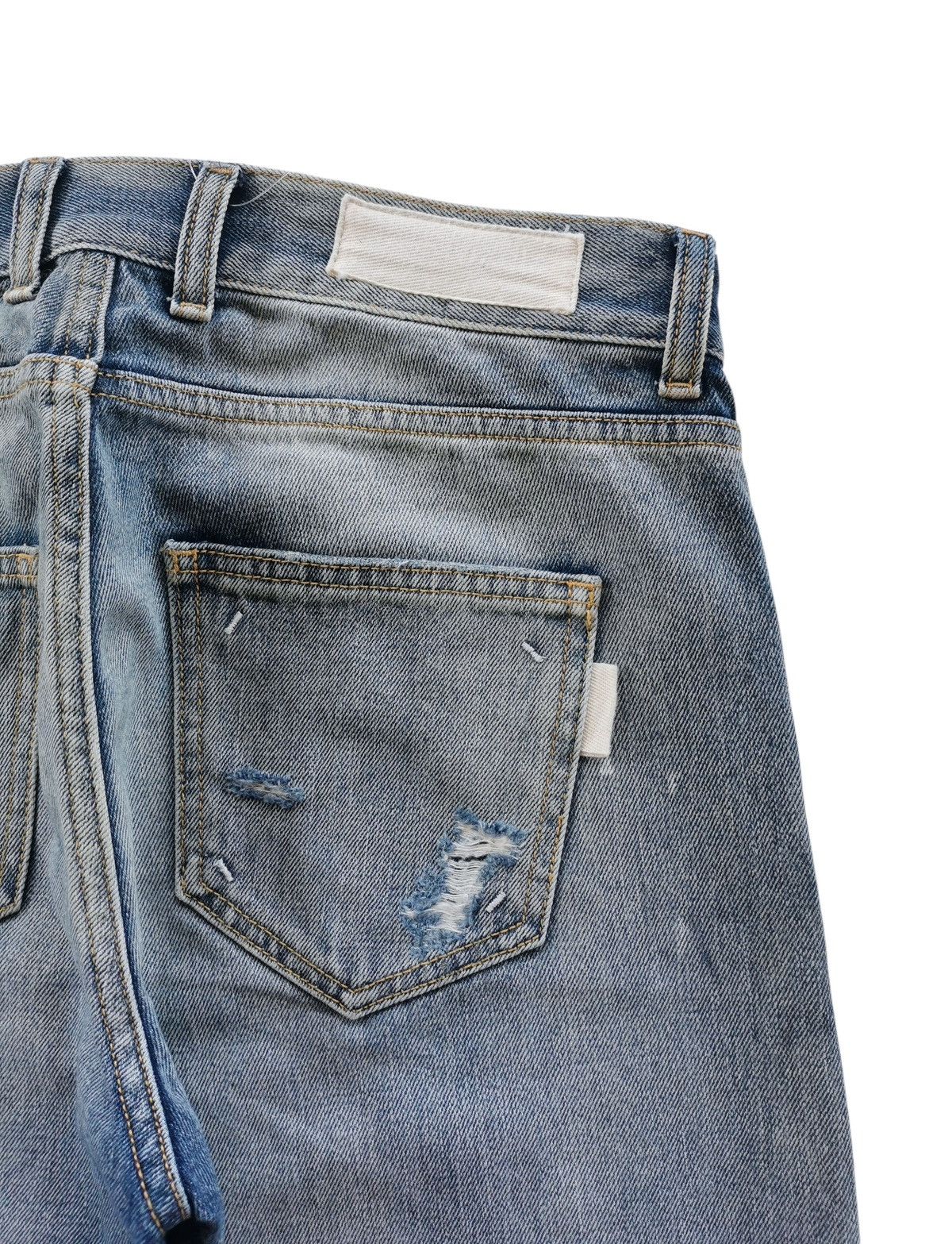 Ih Nom Uh Nit Ih Nom Uh Nit Distressed Denim Jeans Style Saint Laurent Size US 31 - 5 Thumbnail