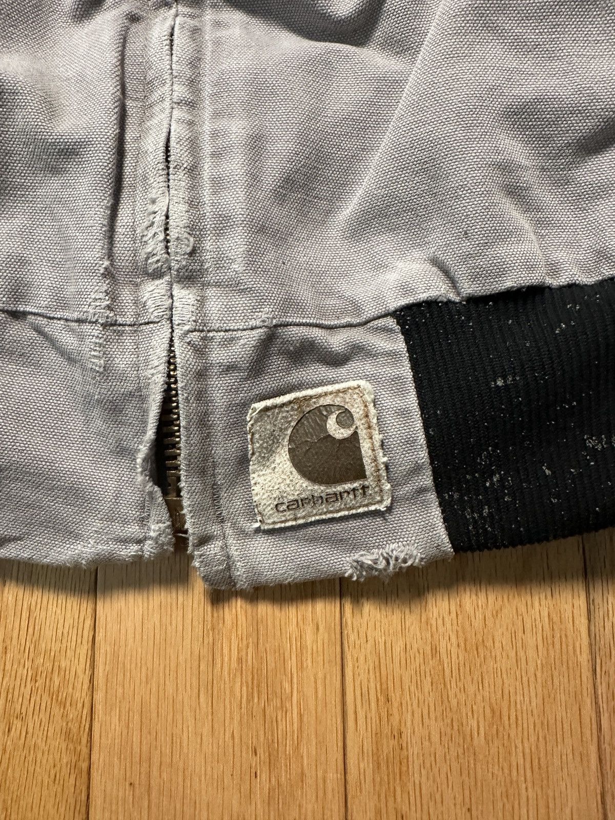 Carhartt Carhartt Aztec Grail Jacket J77CMT Grey 1999 XL Distressed Size US XL / EU 56 / 4 - 2 Thumbnail