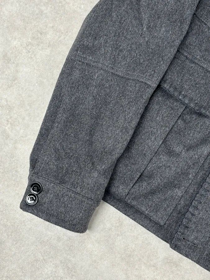 John Galliano 2010s John Galliano Grey Wool Classy Cargo Jacket Size US M / EU 48-50 / 2 - 9 Thumbnail
