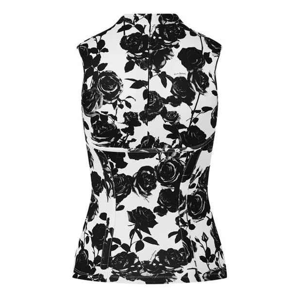 Balmain o1g2r1mq0924 Tank Top in White & Noir Size M / US 6-8 / IT 42-44 - 2 Thumbnail