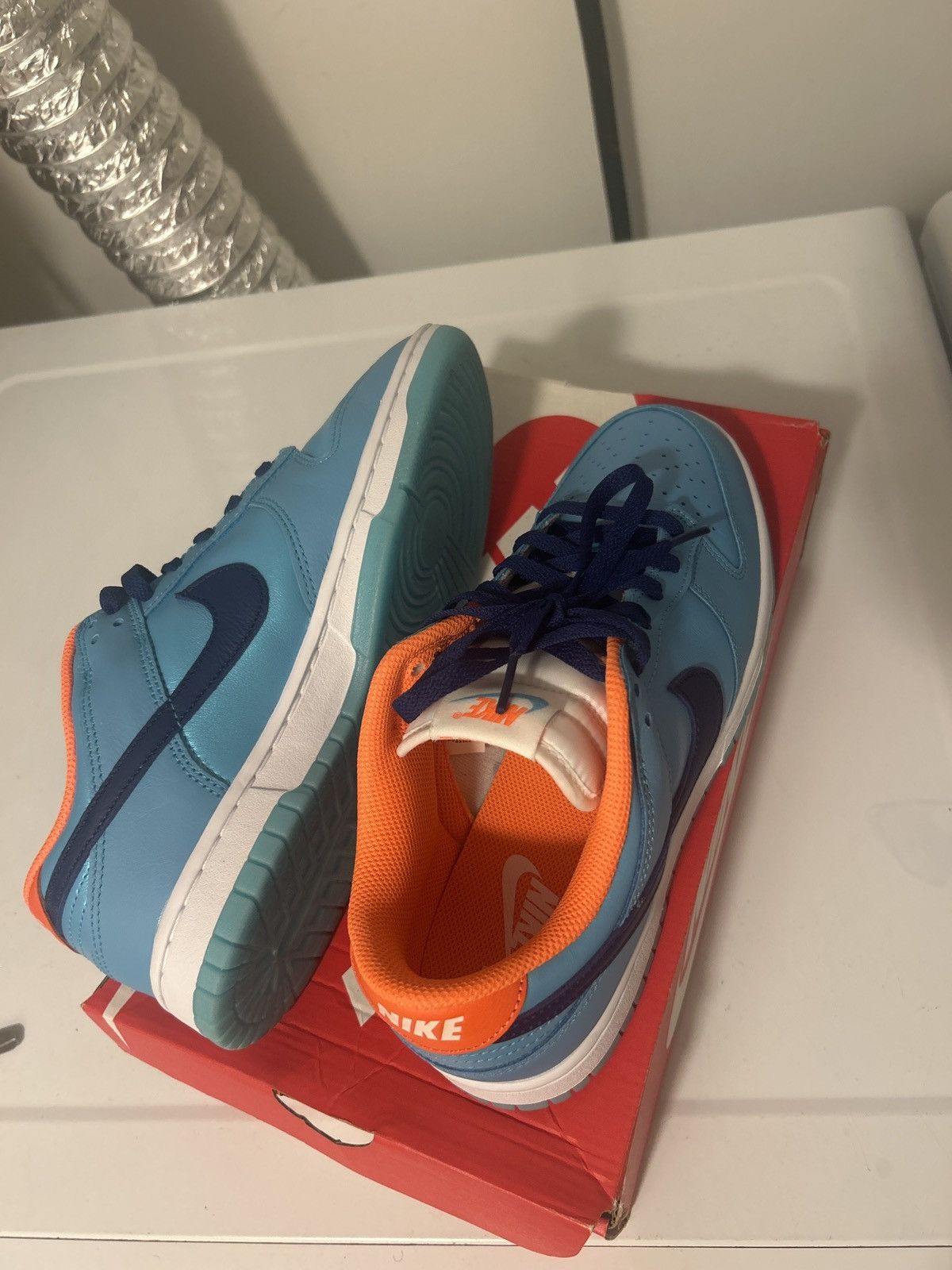 Nike Baltic Blue Dunks SE Size US 8 / EU 41 - 4 Thumbnail