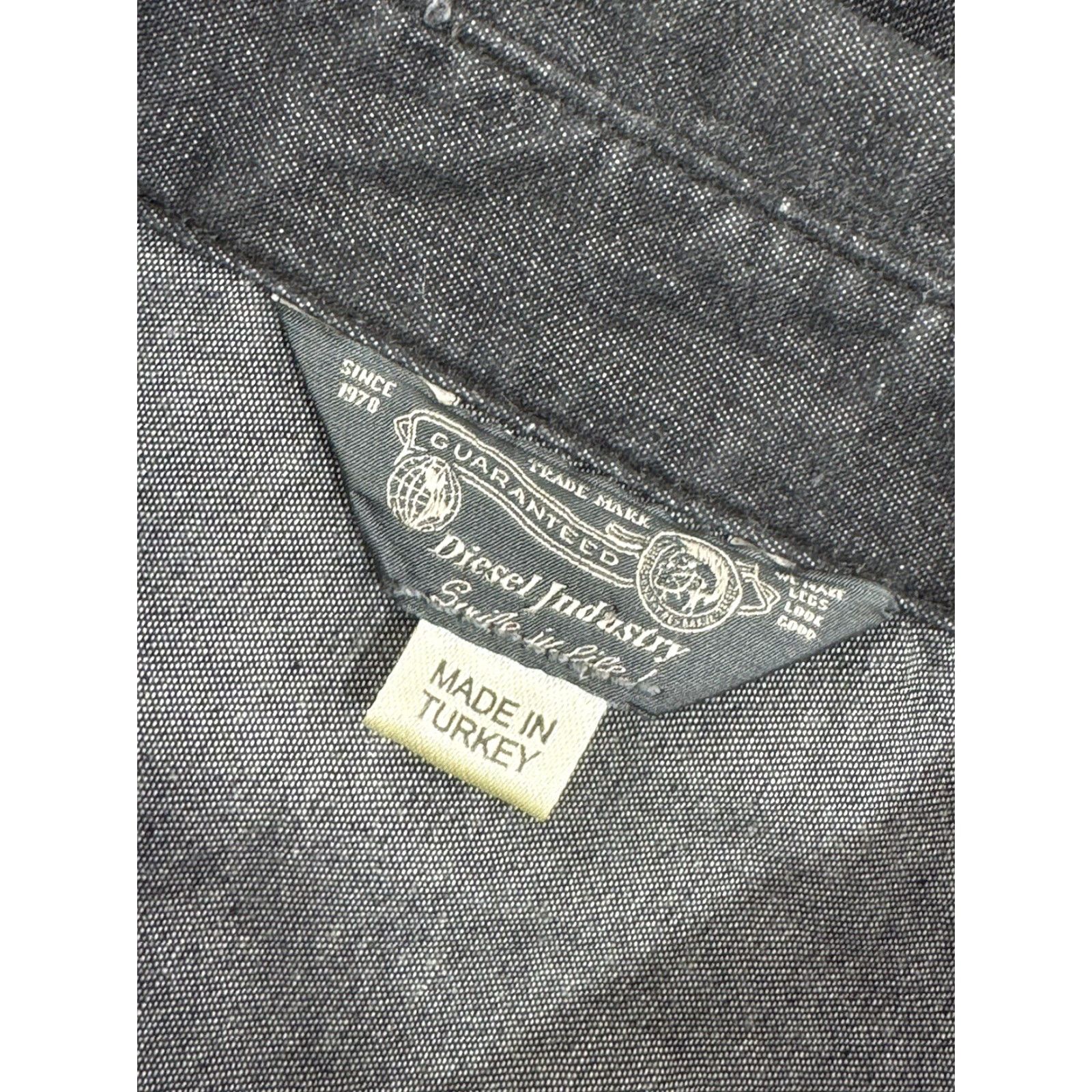 Diesel Diesel Industries - Snap Western Mens Medium / Fitted Large Shirt Size US L / EU 52-54 / 3 - 5 Thumbnail