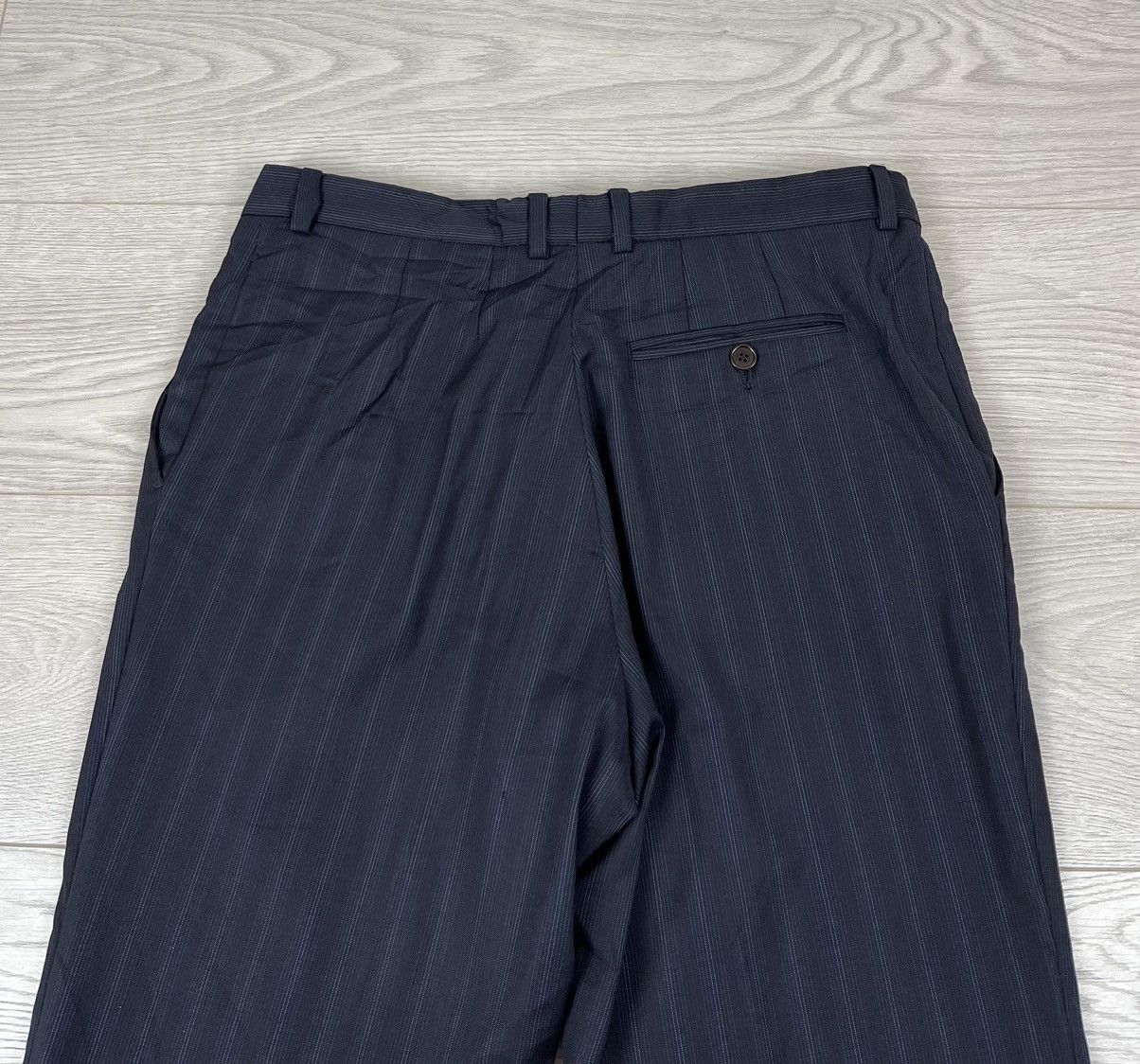 Paul Smith Paul Smith Vintage 2006 Blue Striped Wool Suit Blazer Pants Size 46R - 19 Thumbnail