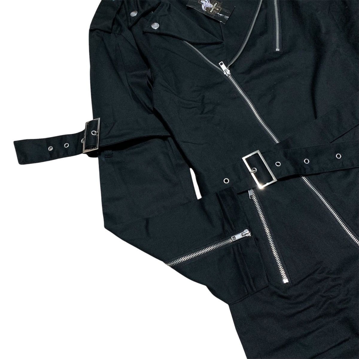 Japanese Brand Devil N Bass Asymmetrical Long Coat Gothic Vkeii Lgb Style Size US L / EU 52-54 / 3 - 3 Thumbnail