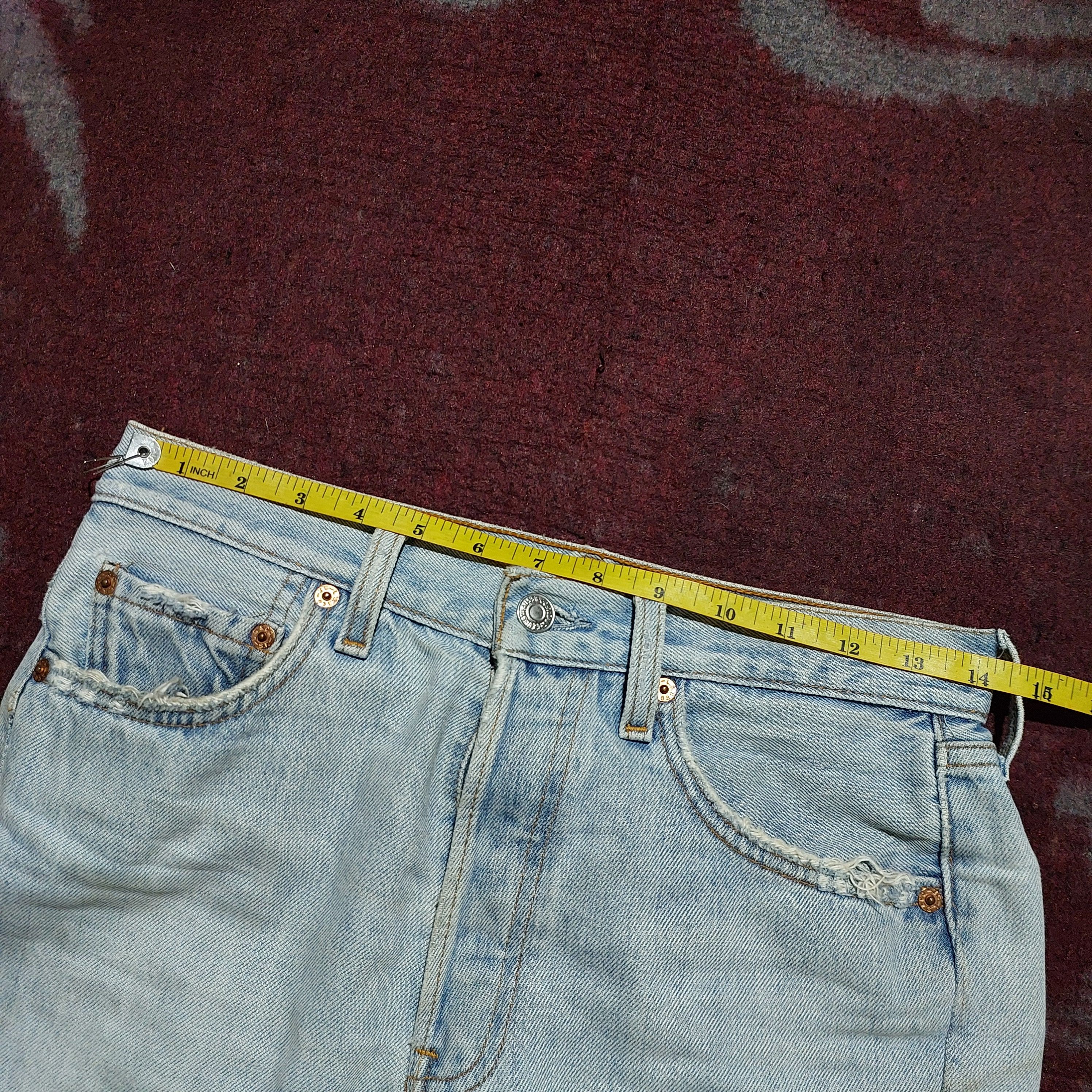 Levi's Vintage Levi's 501 USA Distressed denim Size US 27 - 13 Thumbnail