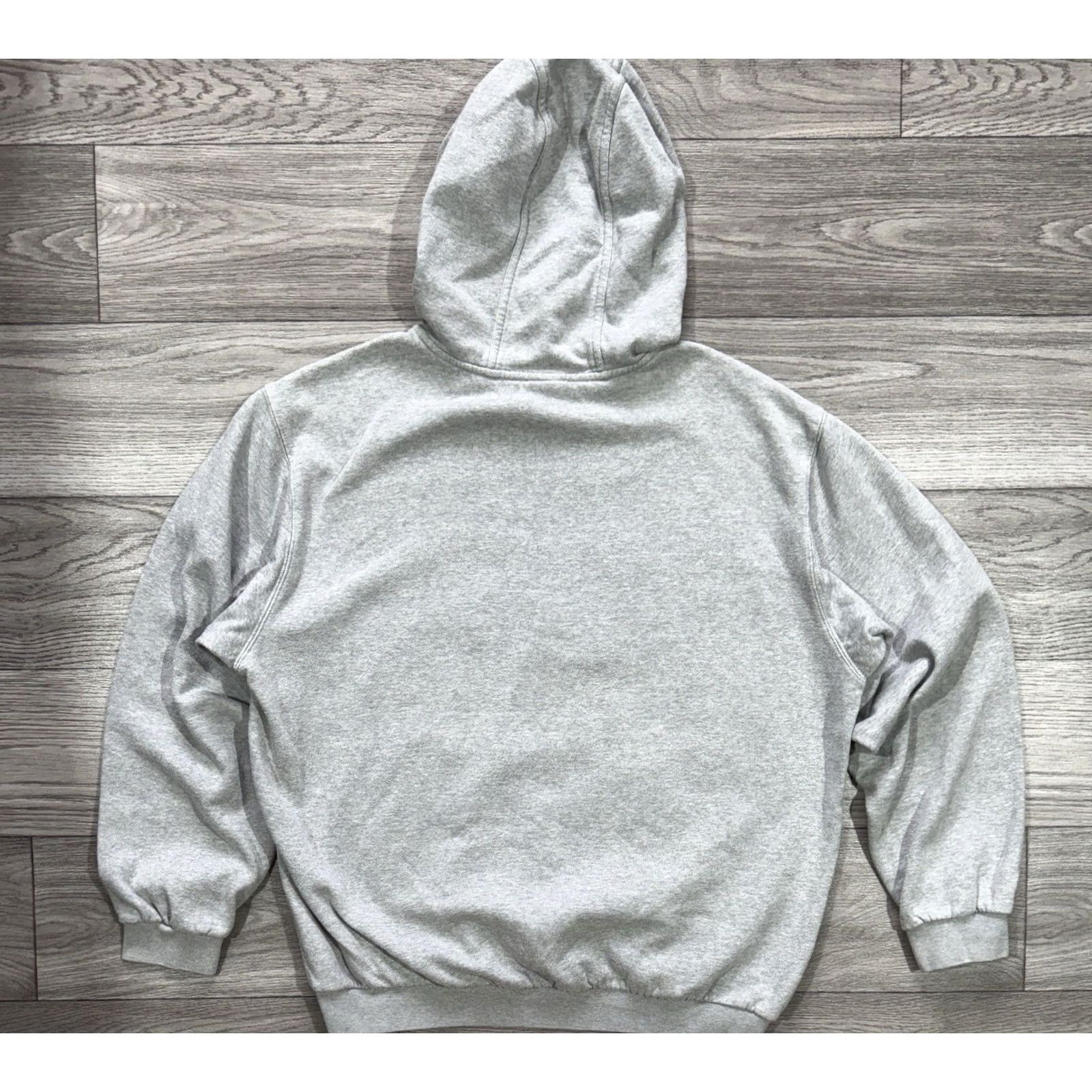 Nike VINTAGE Nike Hoodie Mens L Gray Logo Central 2000s Y2K Size L Size US L / EU 52-54 / 3 - 2 Thumbnail