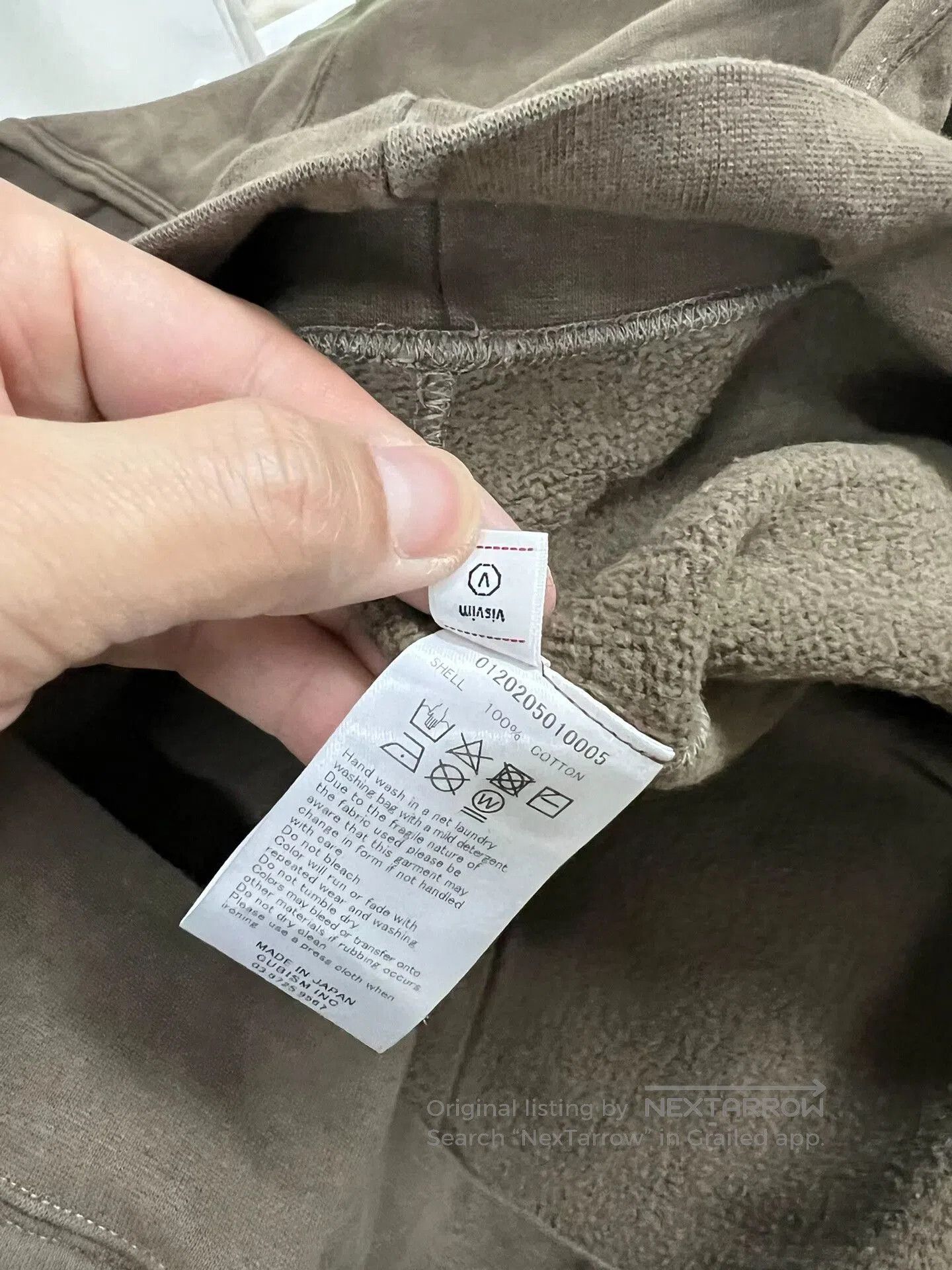 Visvim VISVIM Amplus Hoodie in Mud Color. Size US XL / EU 56 / 4 - 6 Thumbnail