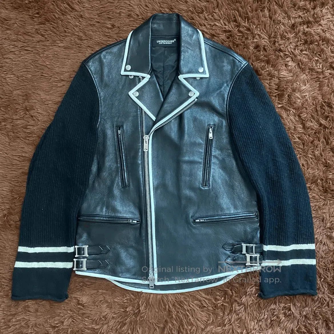 Undercover Sz 2 Undercover 18SS Spirtualnoise Leather Jacket. Size US M / EU 48-50 / 2 - 2 Thumbnail