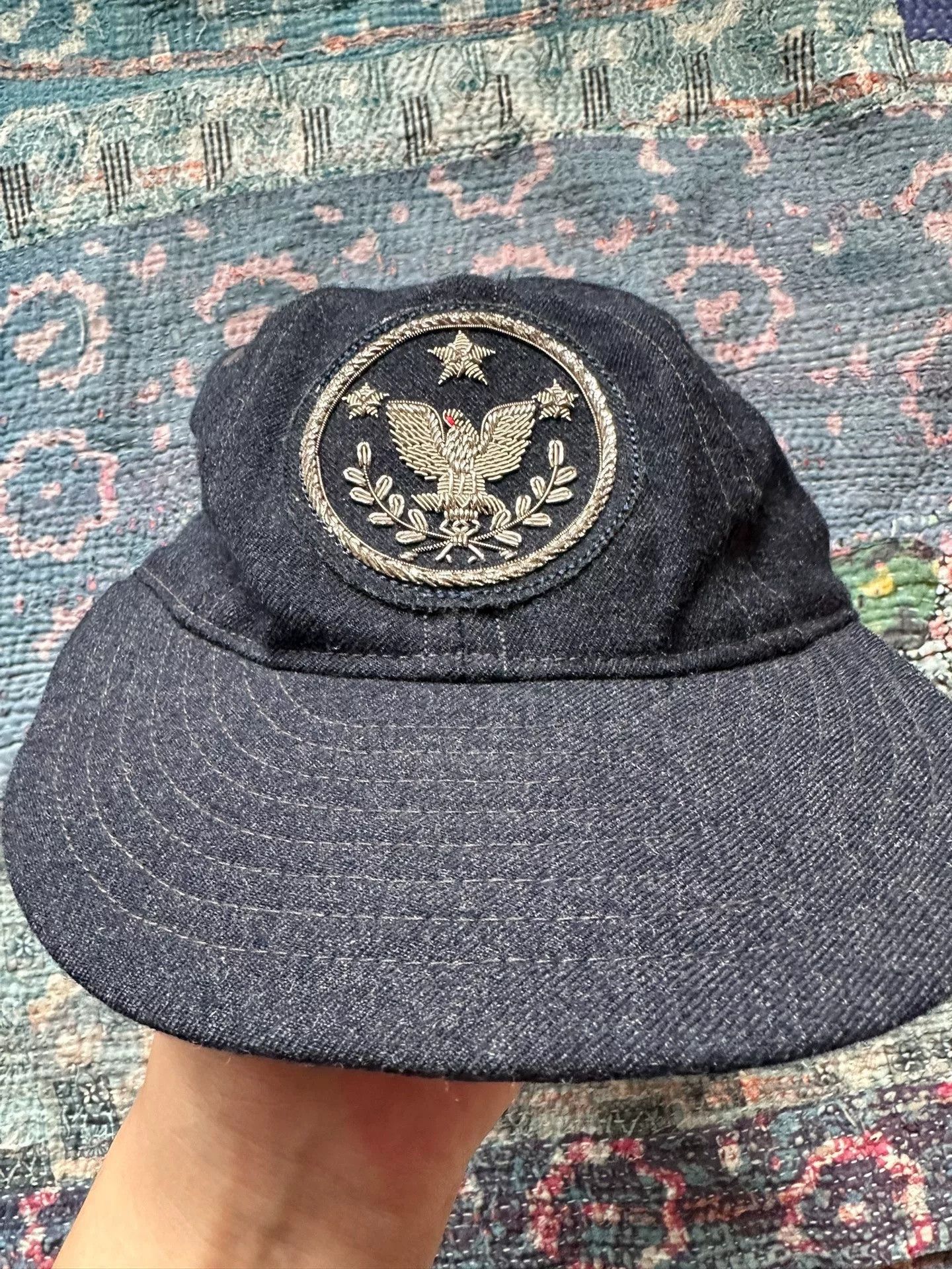 RRL Ralph Lauren RRL Indigo Denim Bucket Hat | Grailed