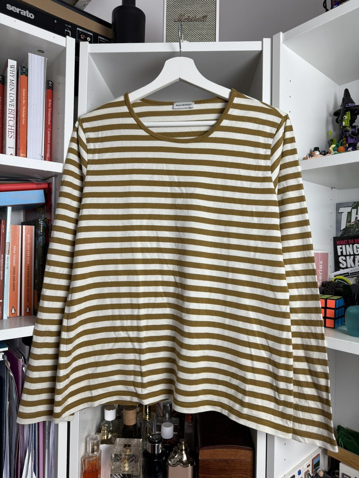 Designer × Marimekko Marimekko baisc striped longsleeve L t-shirt luxury designer Size L / US 10 / IT 46 - 1 Thumbnail