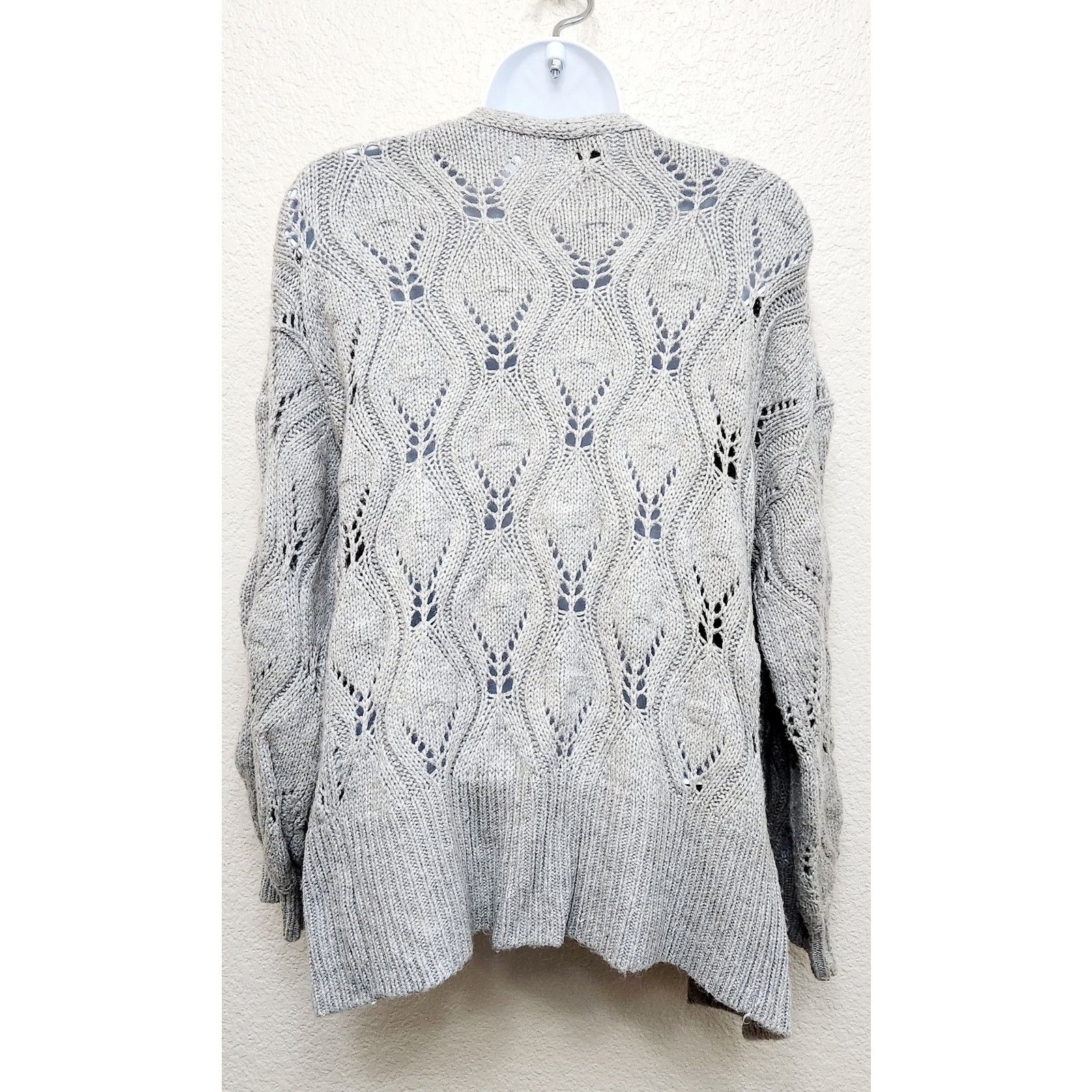 Other A New Day Gray Silver Beads Open Front Cardigan Sweater XS Size XS / US 0-2 / IT 36-38 - 4 Thumbnail