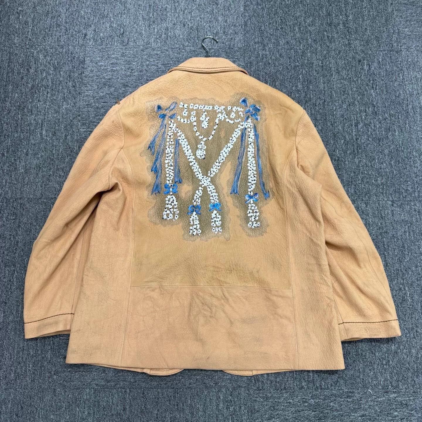 Acne Studios Acne Studios Distressed Leather Jacket. Size US M / EU 48-50 / 2 - 2 Thumbnail