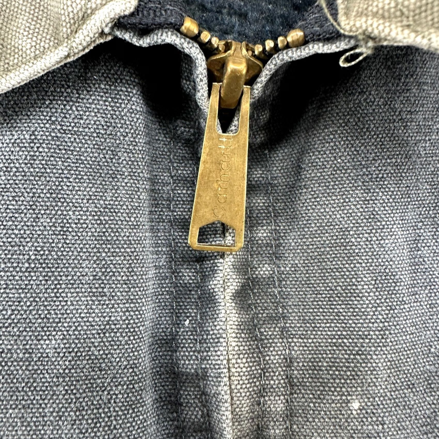 Carhartt VINTAGE Carhartt Jacket Mens M Gray 90s USA J97 PTL USA Bomber Lined Canvas Coal Gray Coat Size US M / EU 48-50 / 2 - 4 Thumbnail