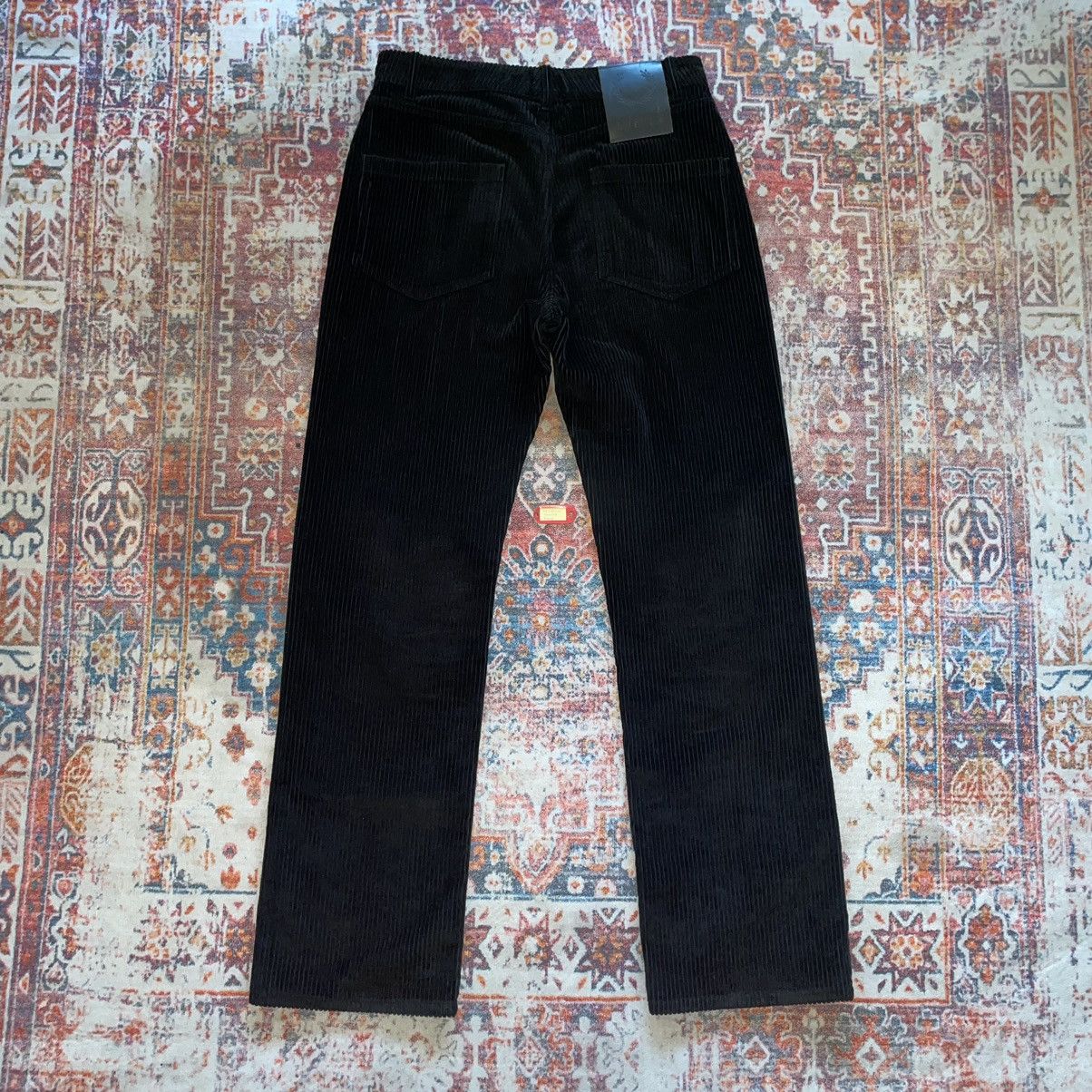 Fred Perry × Raf Simons Raf Simons Fred Perry Corduroy Pants Black Size US 30 / EU 46 - 2 Thumbnail
